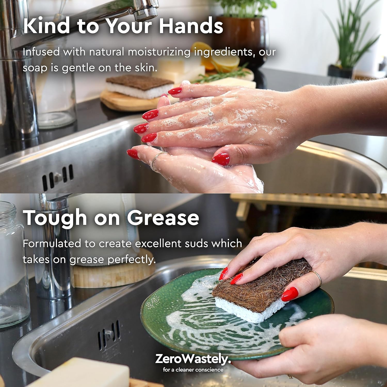ZeroWastely Natural Dish Soap Bar - Image 5
