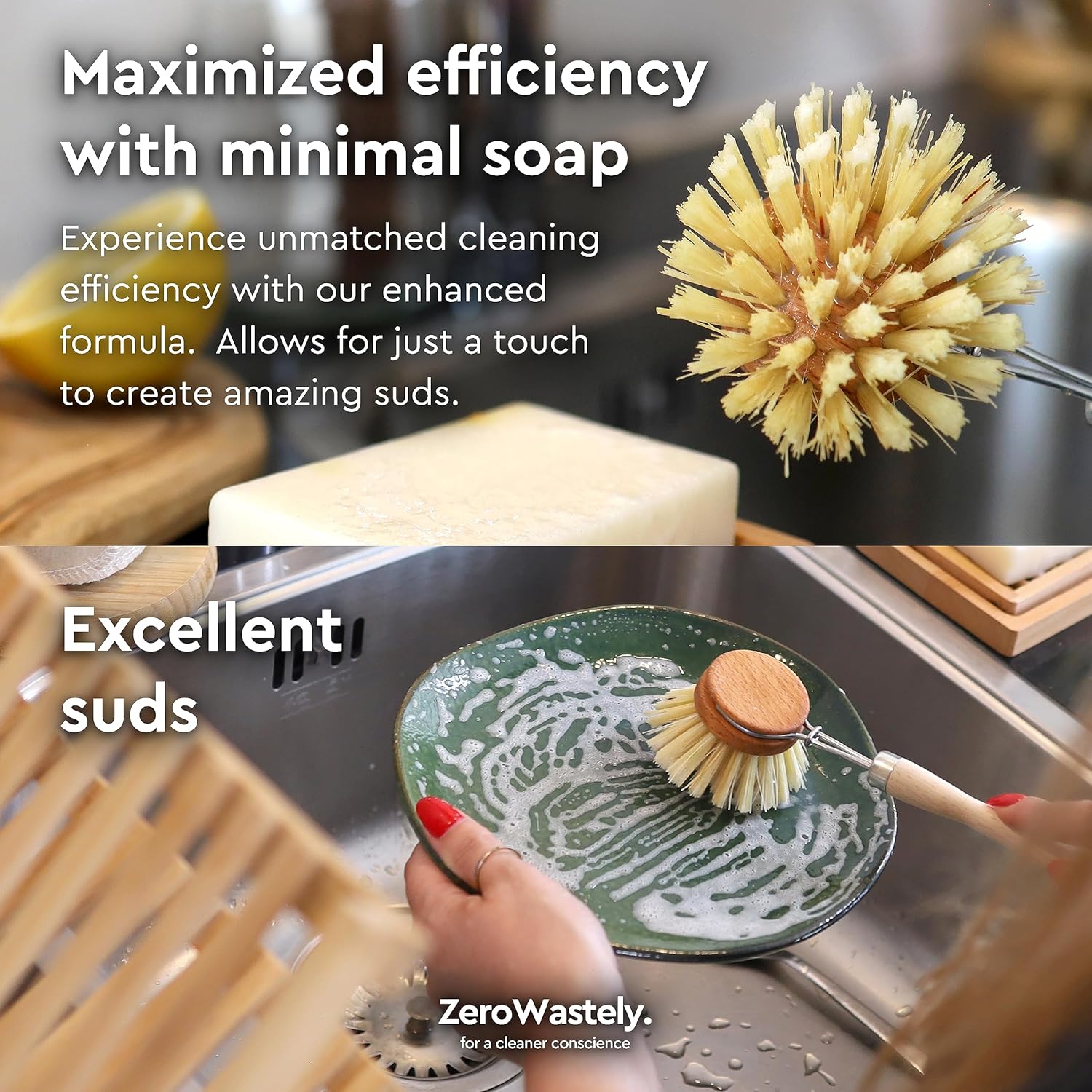 ZeroWastely Natural Dish Soap Bar - Image 8