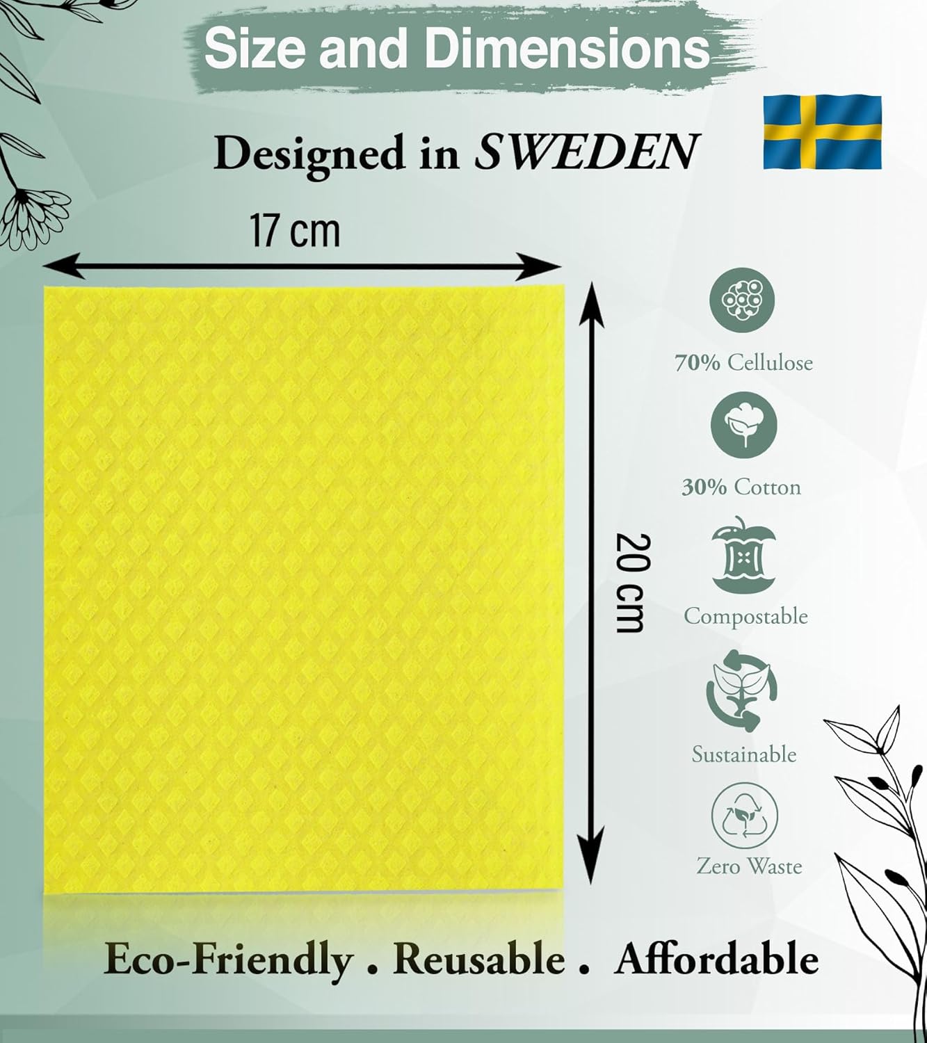 Swedish Dishcloths for Kitchen Cleaning - Image 3