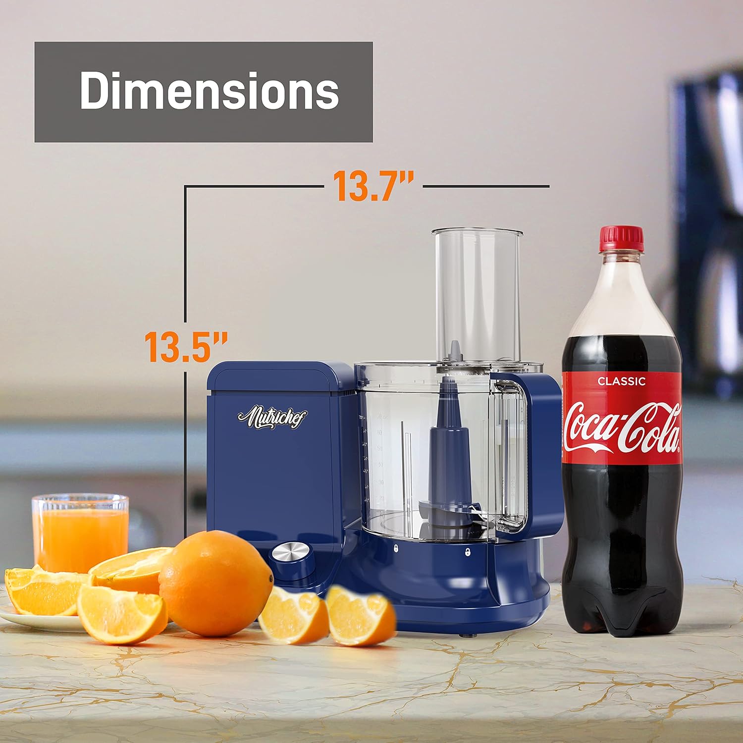 NutriChef 12 Cup Food Processor - Image 4