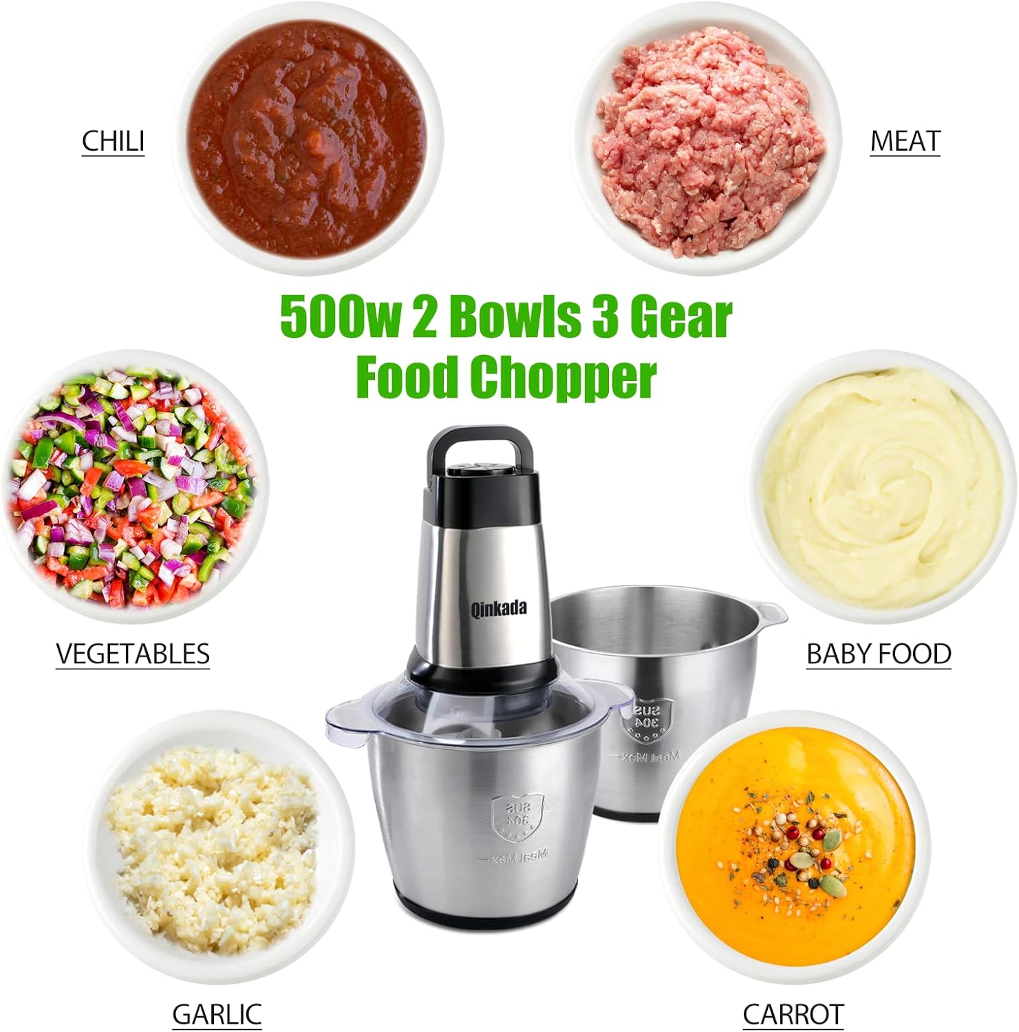 Powerful Electric Meat Grinder & Food Processor - Image 6