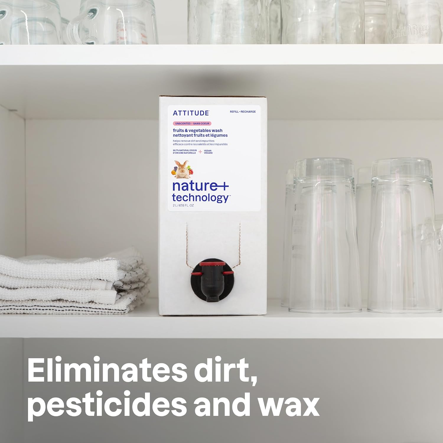 ATTITUDE Fruit & Vegetable Wash Refill - Image 3