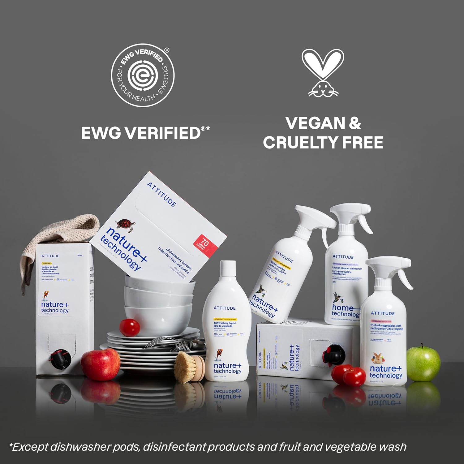 ATTITUDE Fruit & Vegetable Wash Refill - Image 7