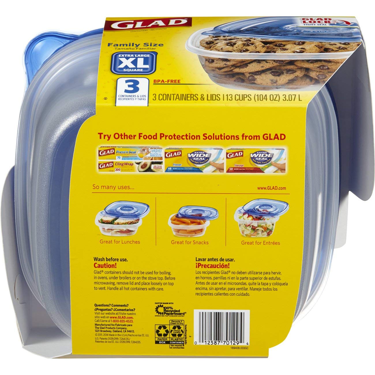 Glad Family Sized Food Storage Containers - Image 10