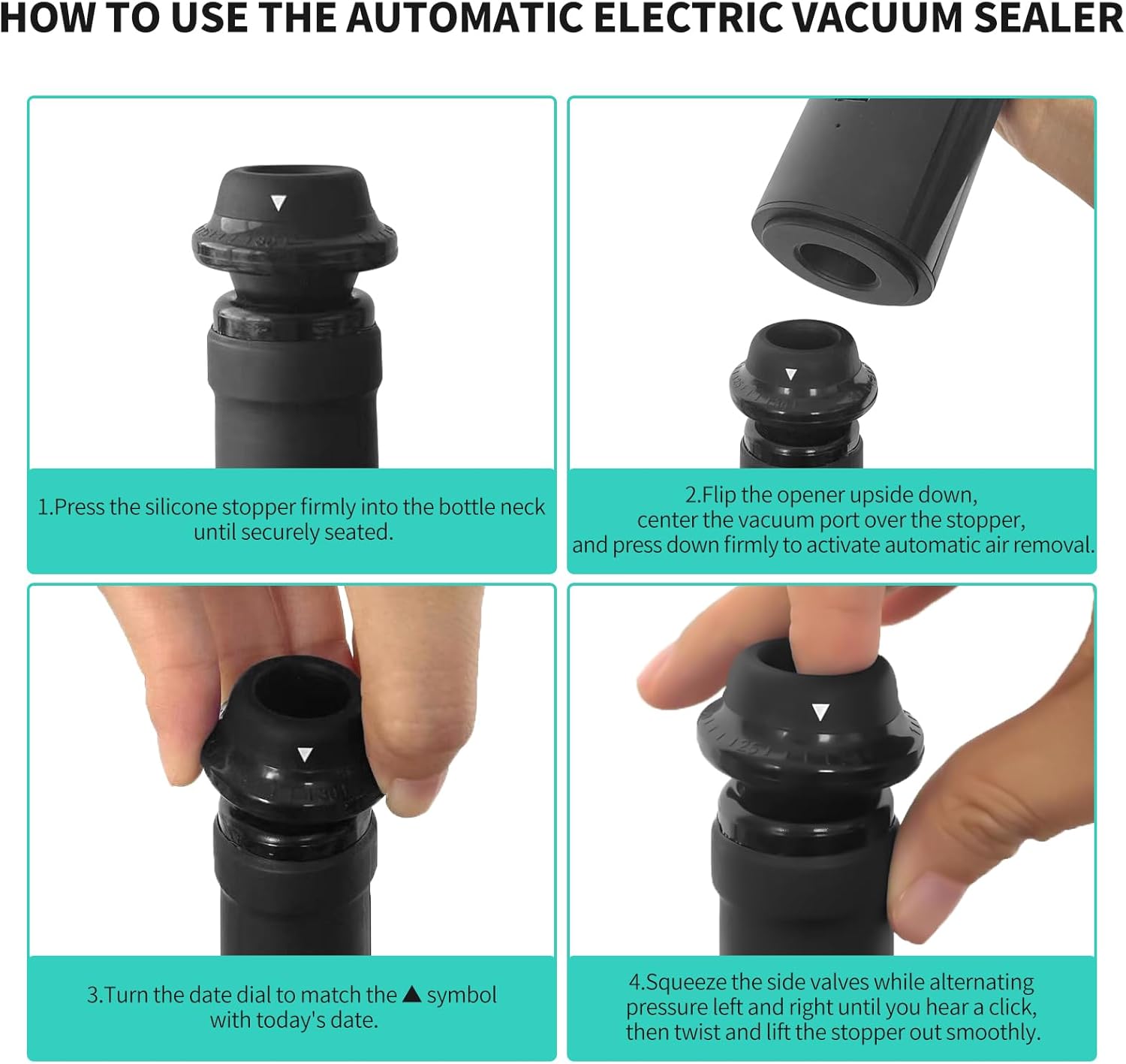 CIRCLE JOY Electric Wine Bottle Opener Set - Image 7