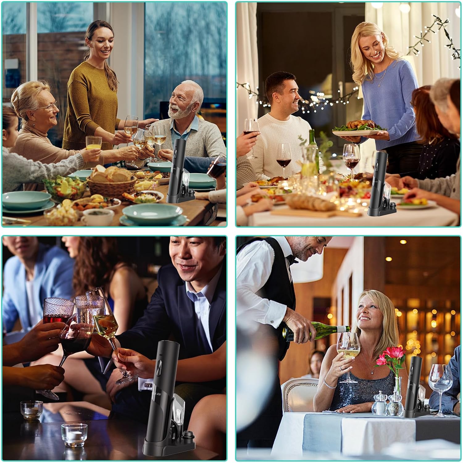 CIRCLE JOY Electric Wine Bottle Opener Set - Image 8