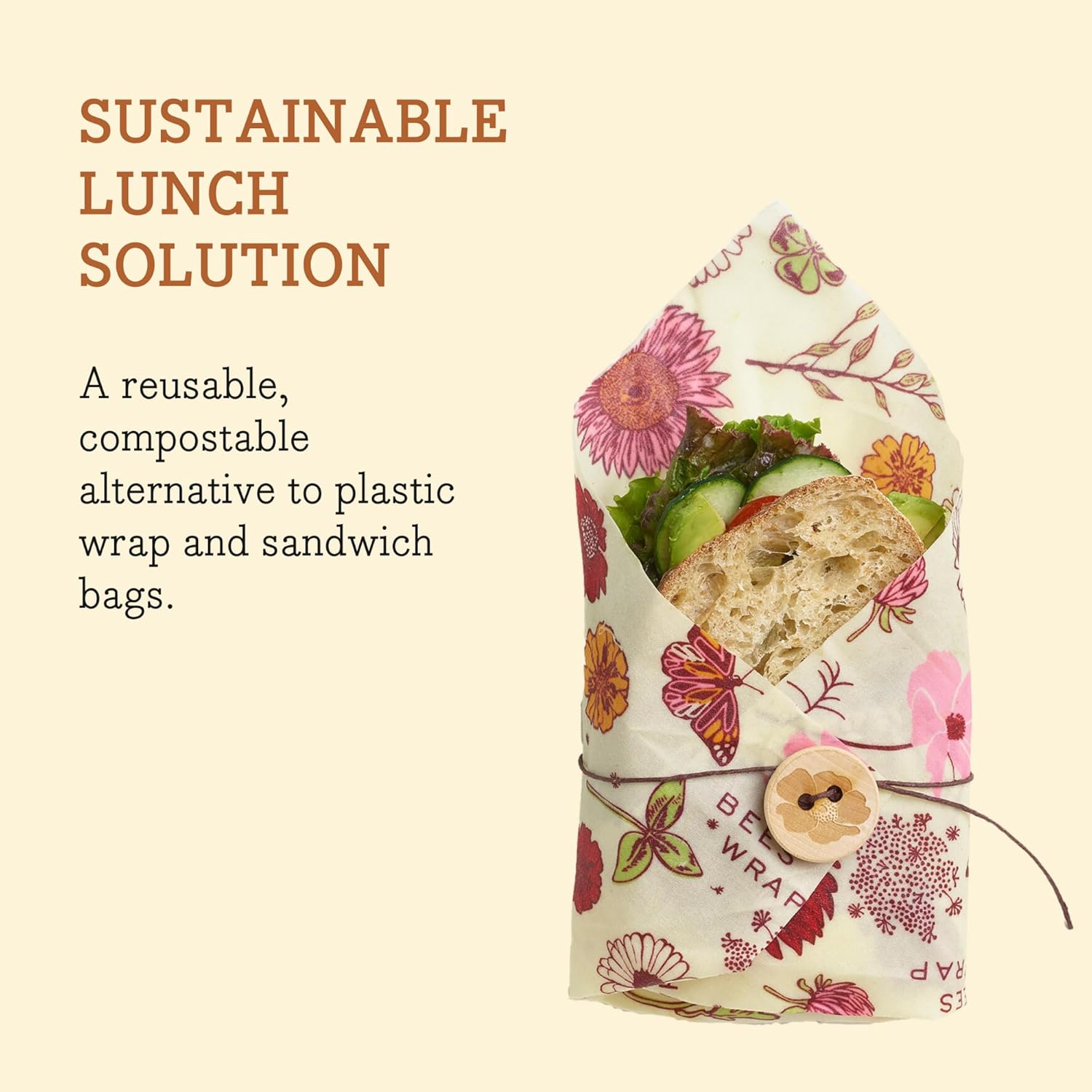 Vegan Beeswax Wraps for Food Storage - Image 5