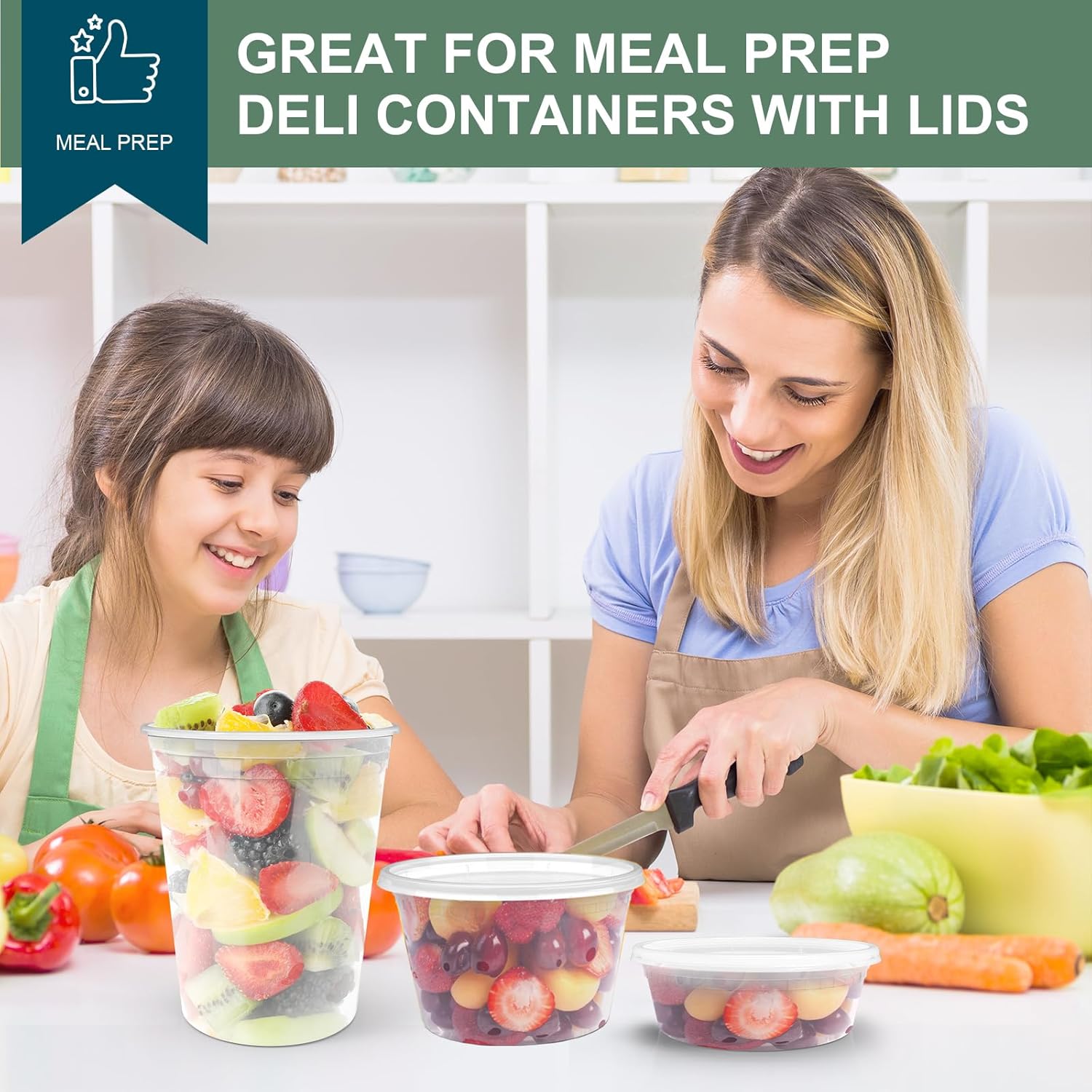 Deli Containers with Lids 48 Sets Food Storage Containers for Restaurant and Home Use - Image 7