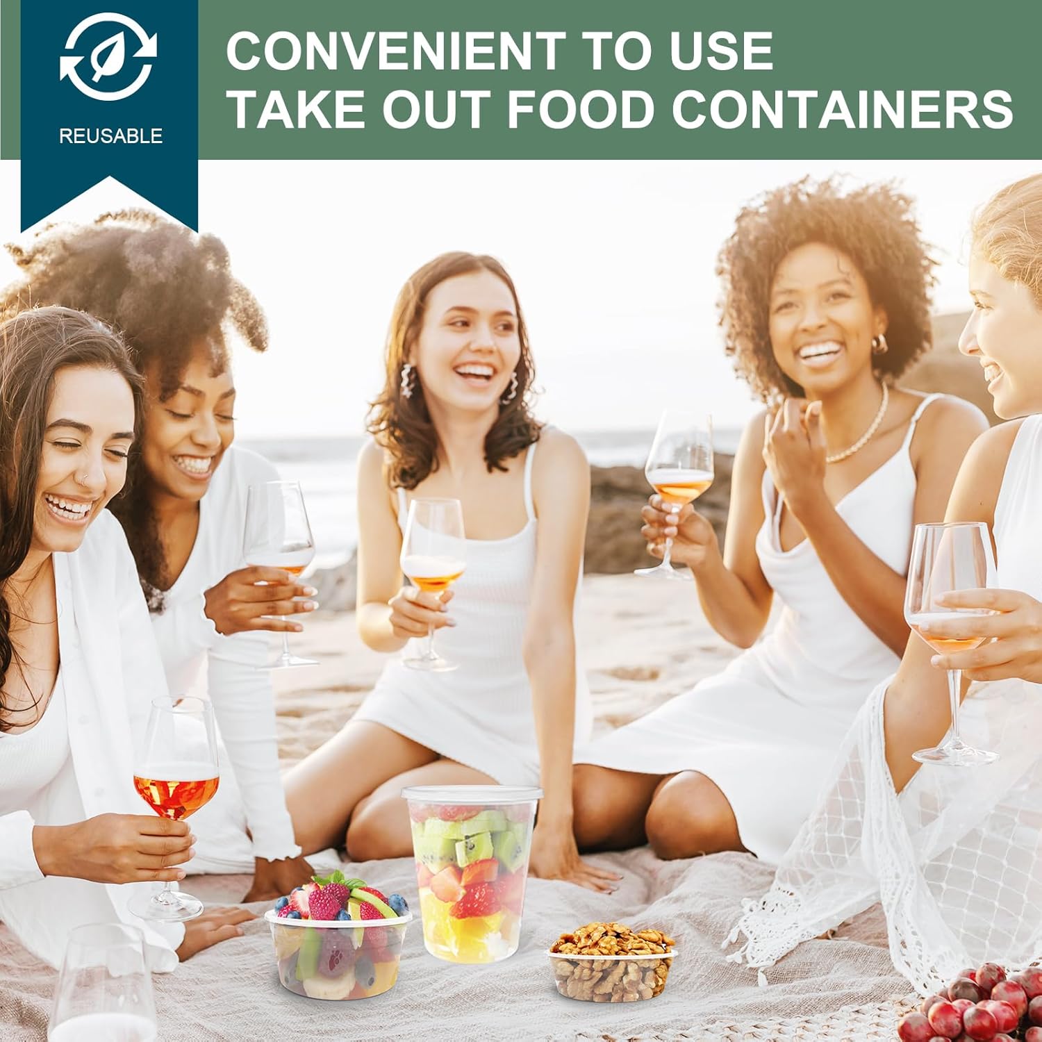 Deli Containers with Lids 48 Sets Food Storage Containers for Restaurant and Home Use - Image 8