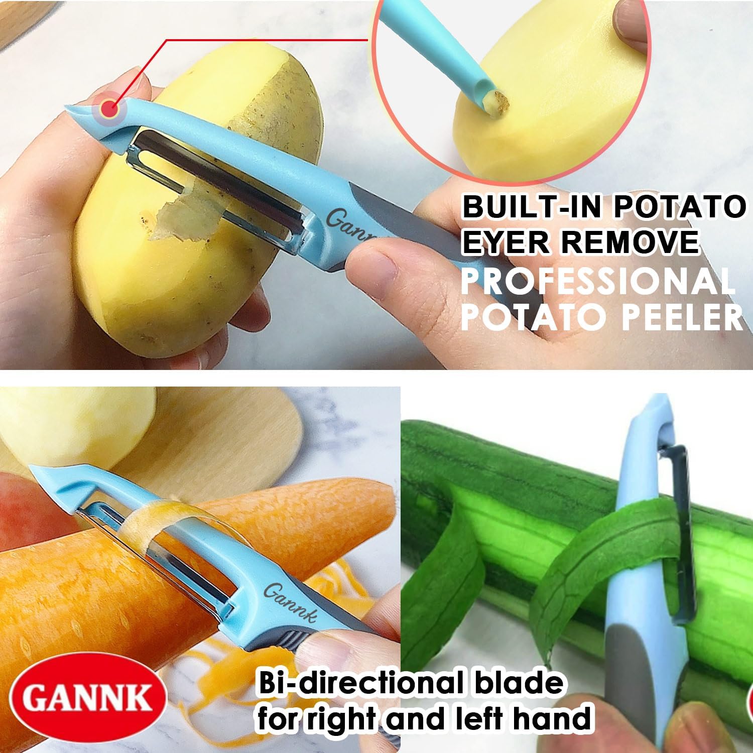 GANNK 3-in-1 Vegetable Peeler - Image 6