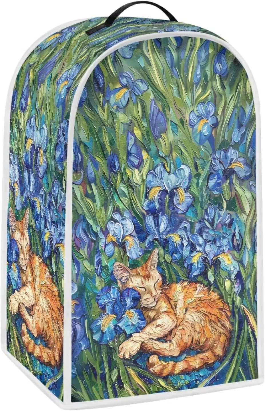 Cute Orange Cat Kitchen Appliance Dust Cover - Image 3