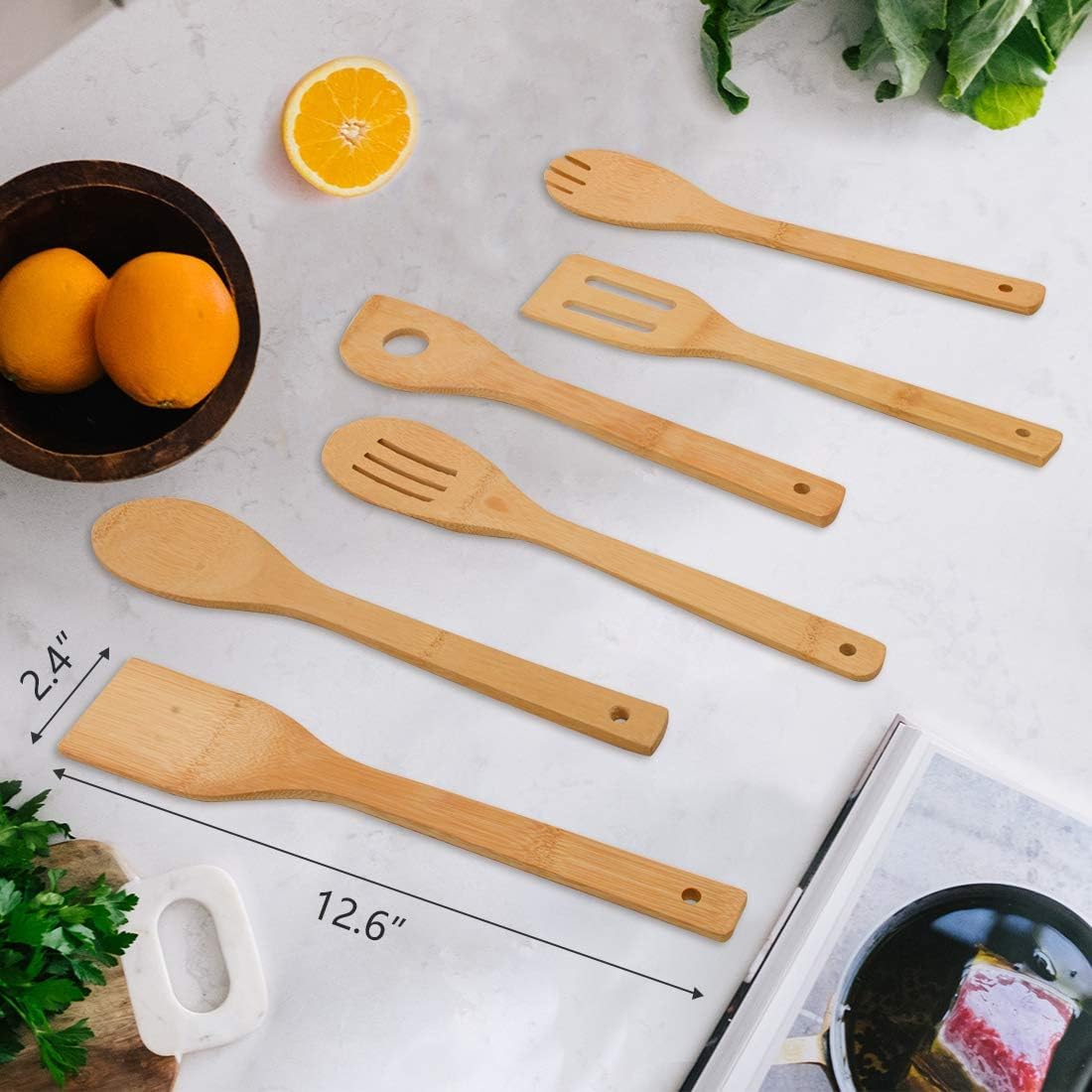 Bamboo Nonstick Cooking Utensil Set - Image 7