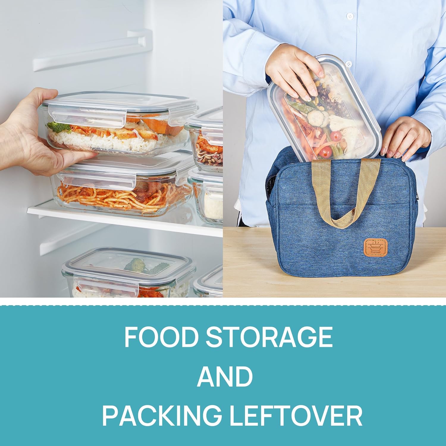 Glass Food Storage Containers with Lids - Image 6