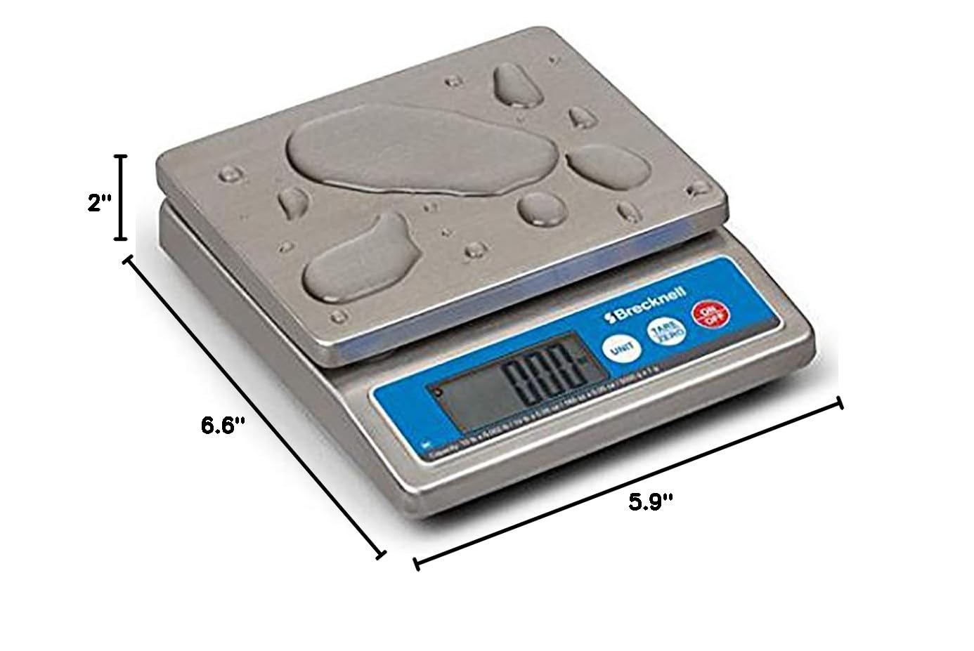Brecknell Model 6030 Washdown IP67 Stainless Portion Control Scale - Image 4