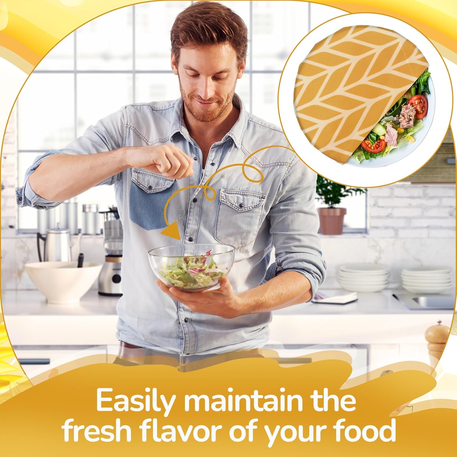 Reusable Beeswax Food Wrap - Image 6