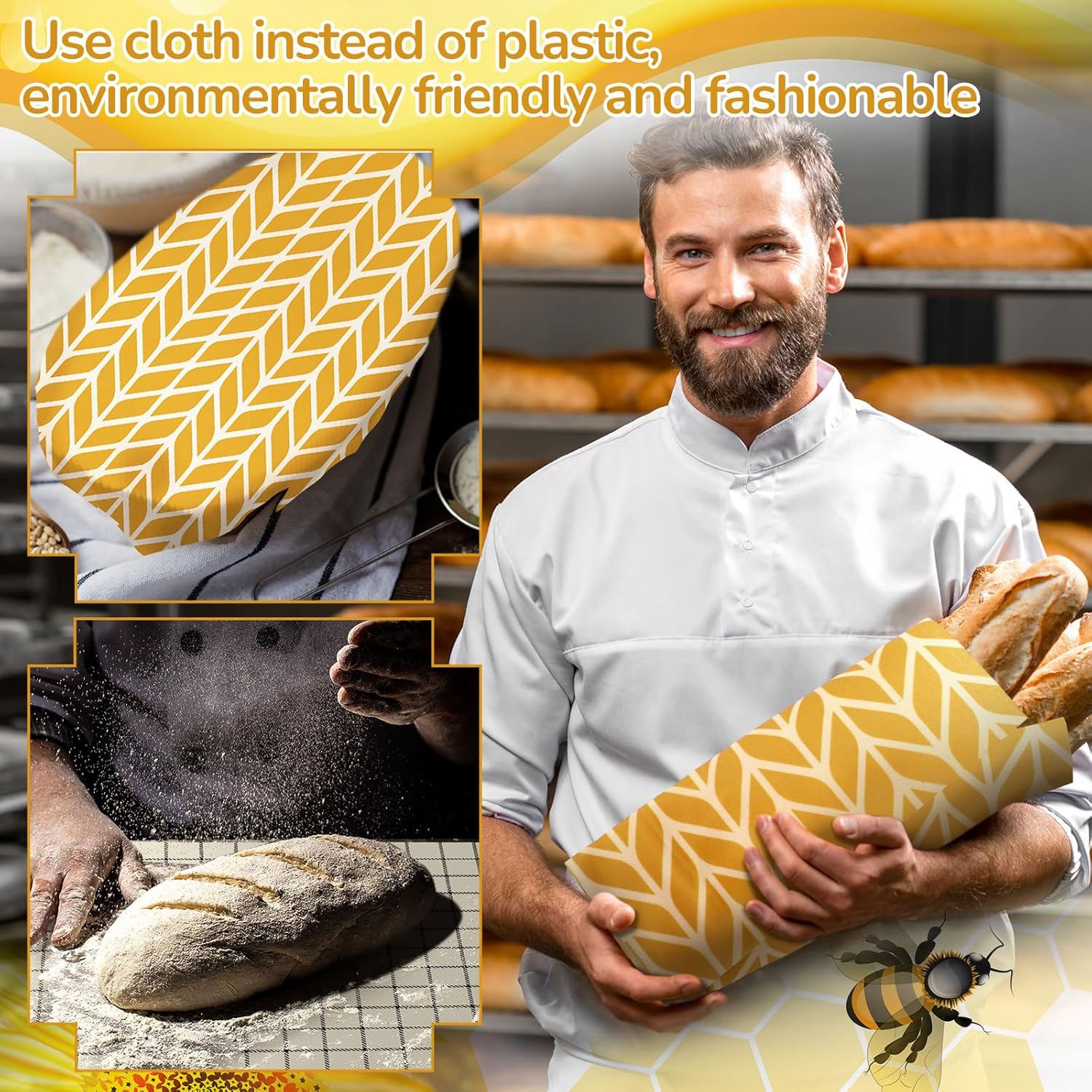 Reusable Beeswax Food Wrap - Image 7