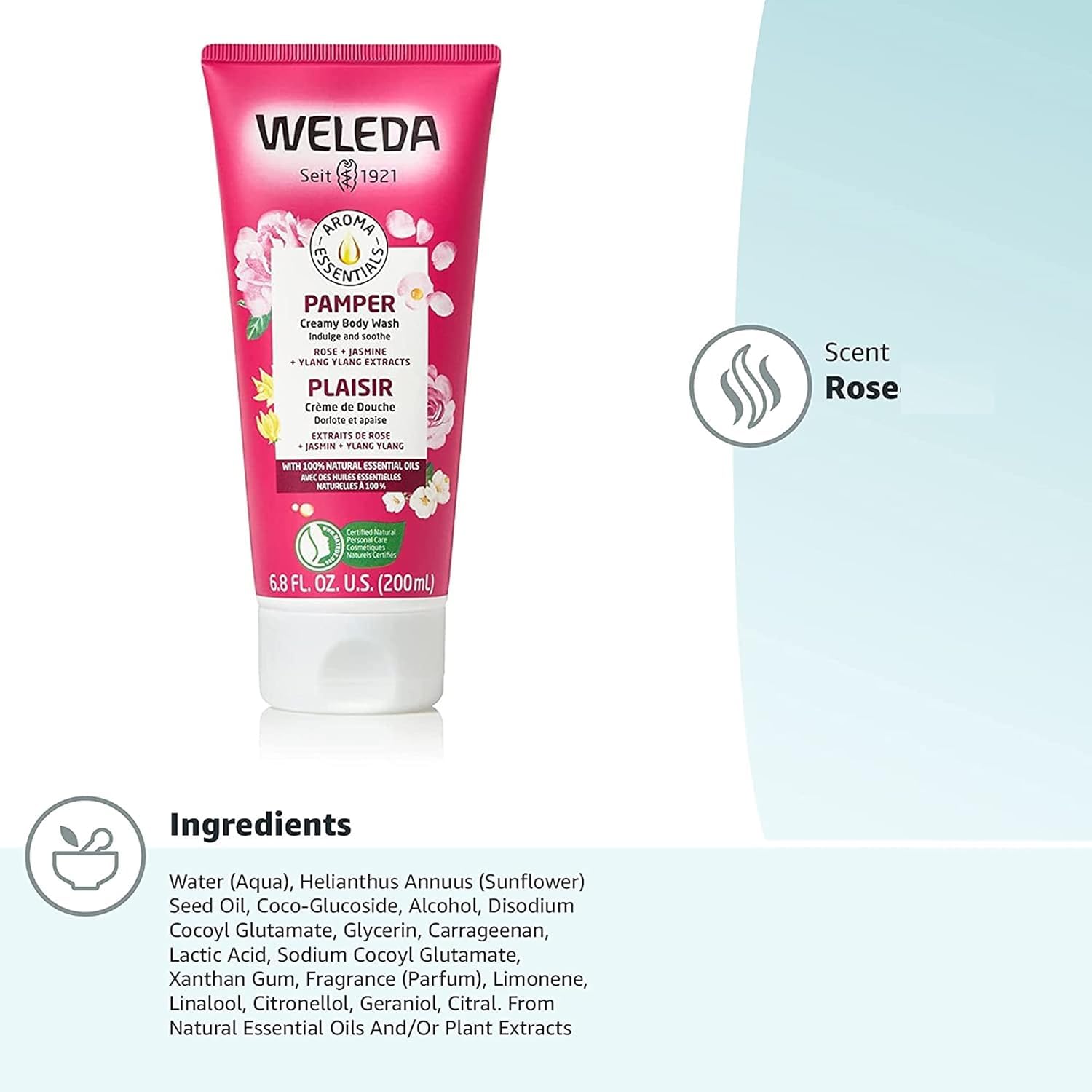 Weleda Aroma Essentials Pamper Creamy Body Wash - Image 4