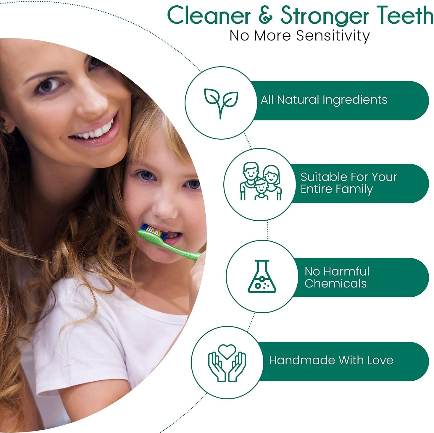 BeNat Natural Tooth Powder for Whitening and Fresh Breath - Image 4