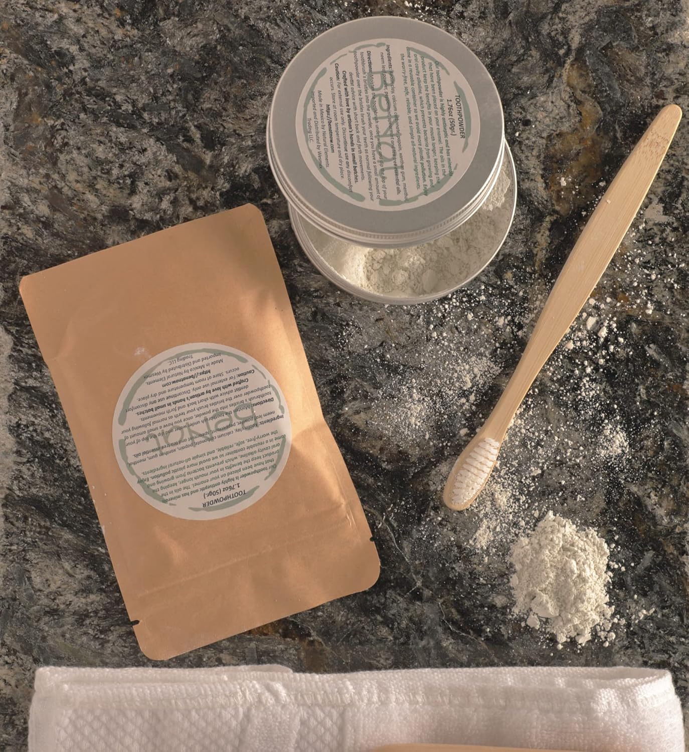 BeNat Natural Tooth Powder for Whitening and Fresh Breath - Image 7