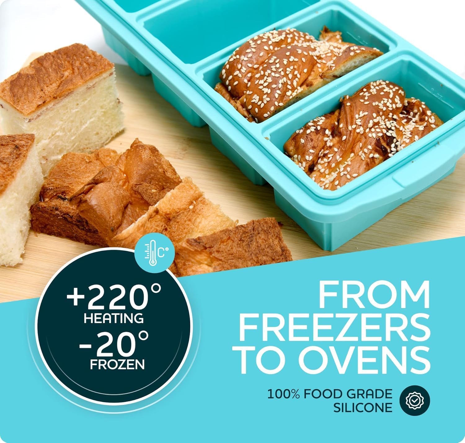 Silicone Freezer Tray With Lid - Image 9