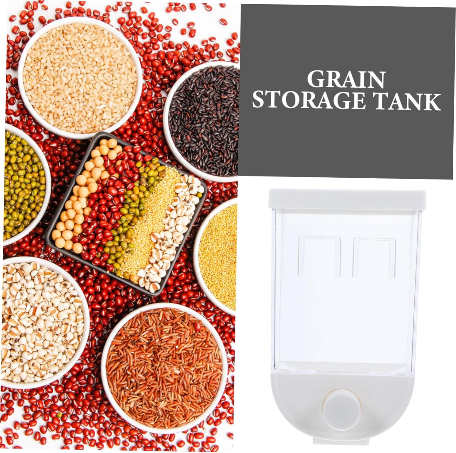 Garneck Hanging Plastic Grain Storage Container - Image 5