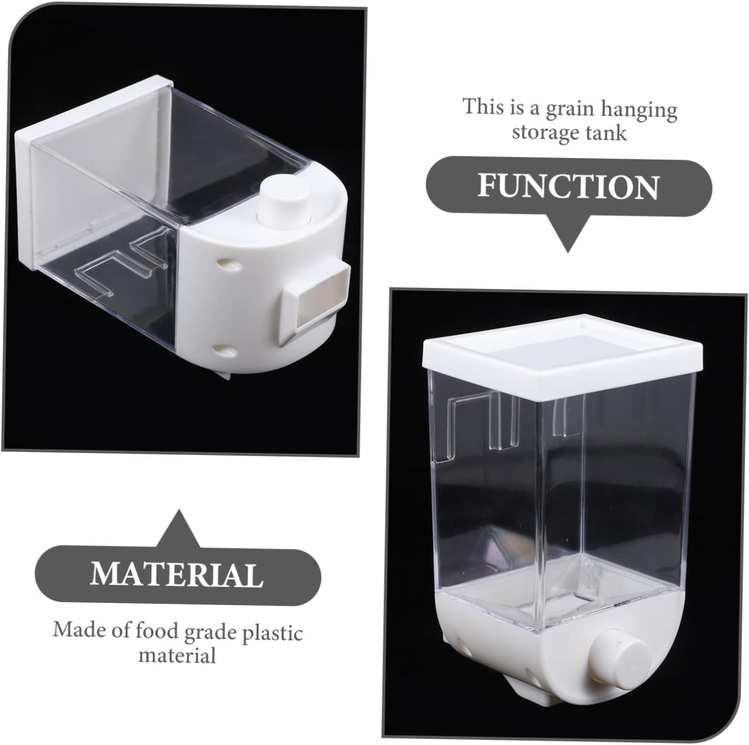 Garneck Hanging Plastic Grain Storage Container - Image 6