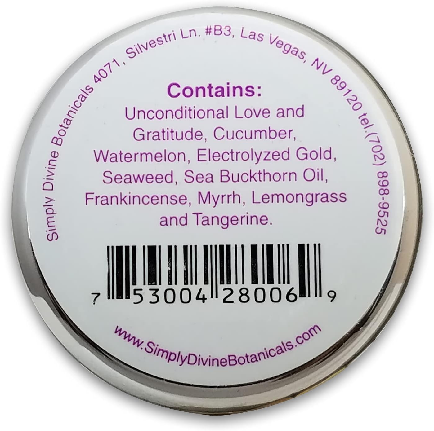 Simply Divine Botanicals Natural Eye Gel - Image 3