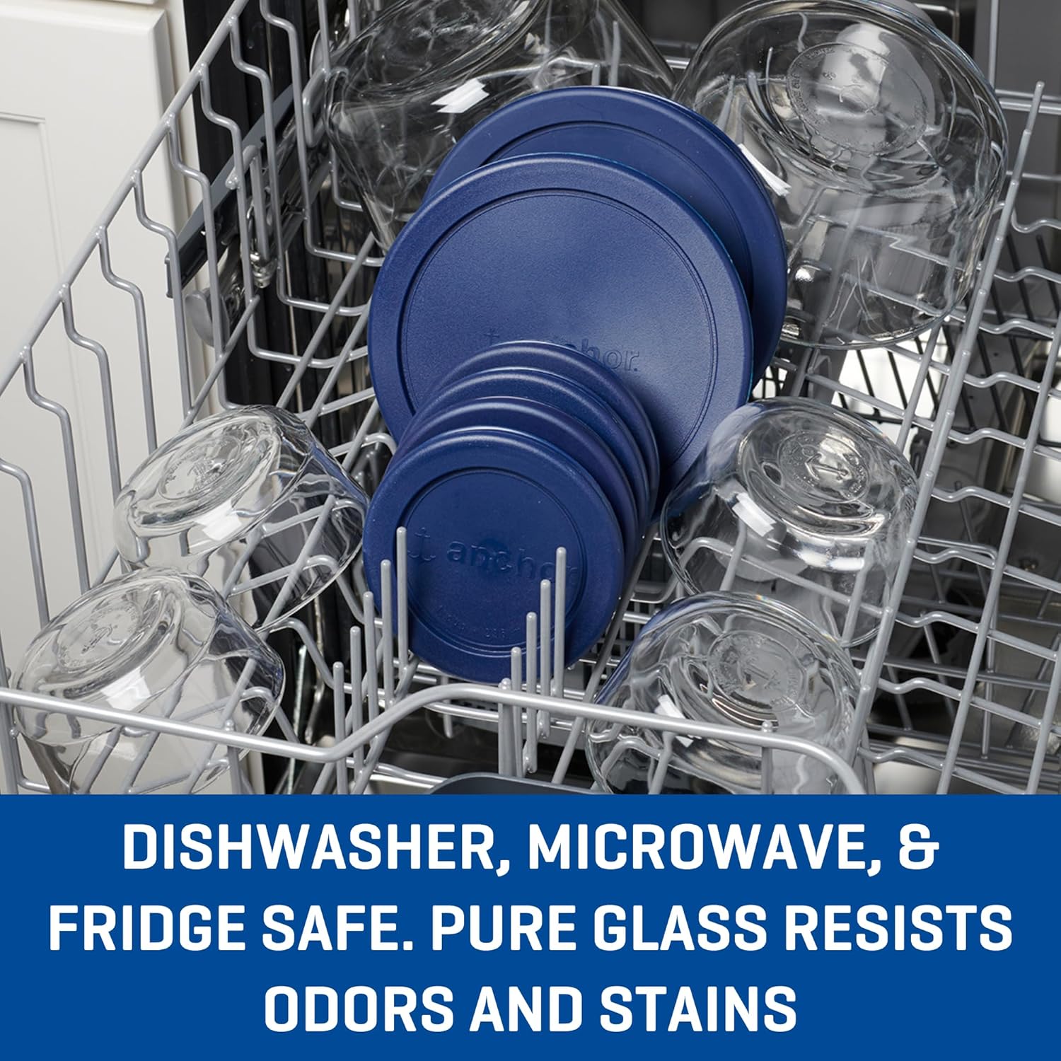 Anchor Hocking 12 Piece Glass Storage Containers Set - Image 5