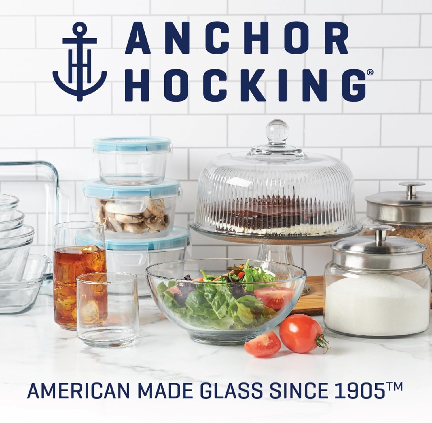 Anchor Hocking 12 Piece Glass Storage Containers Set - Image 11