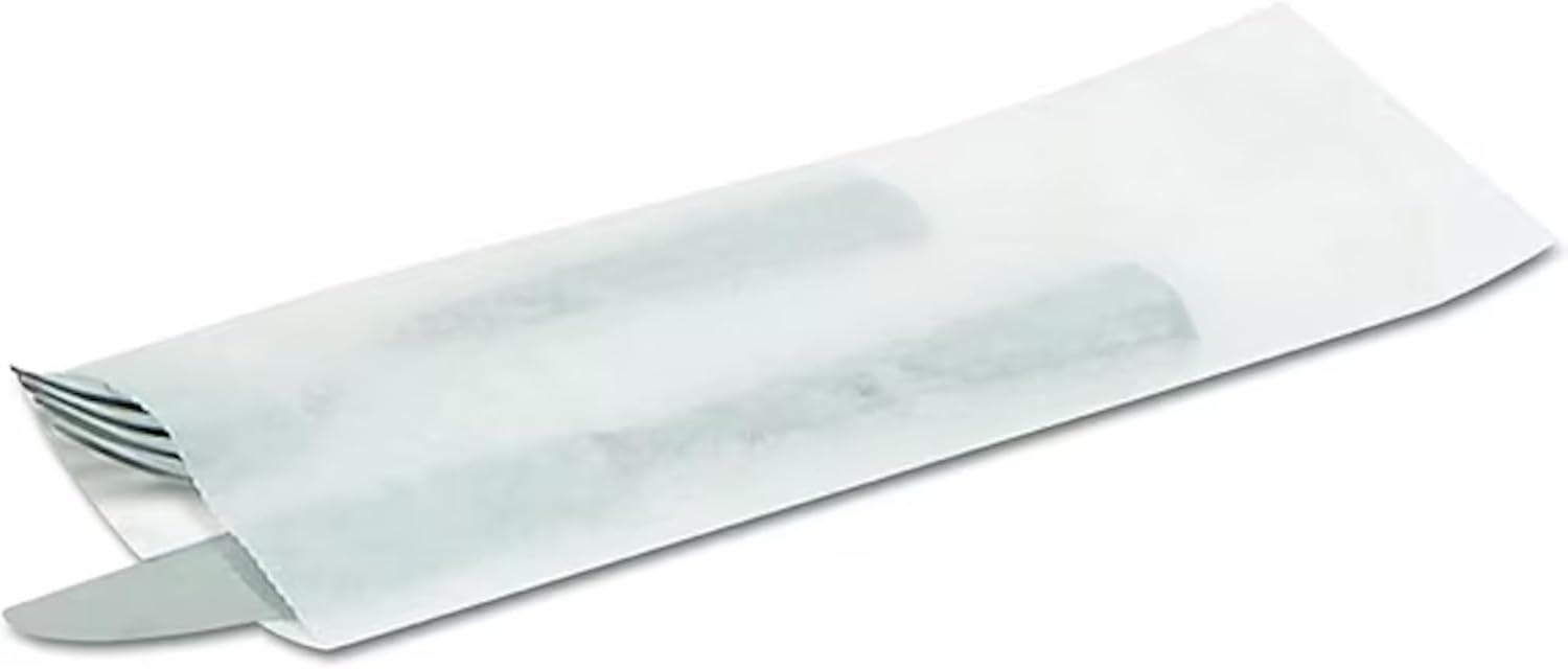 Baker Celebrations Disposable White Paper Flatware Bags - Image 7