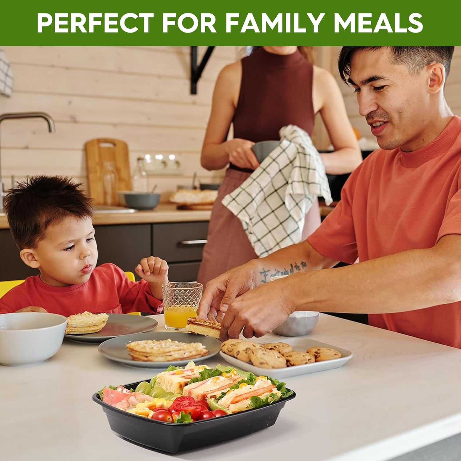 Glotoch 50 Pack Reusable Meal Prep Containers - Image 9