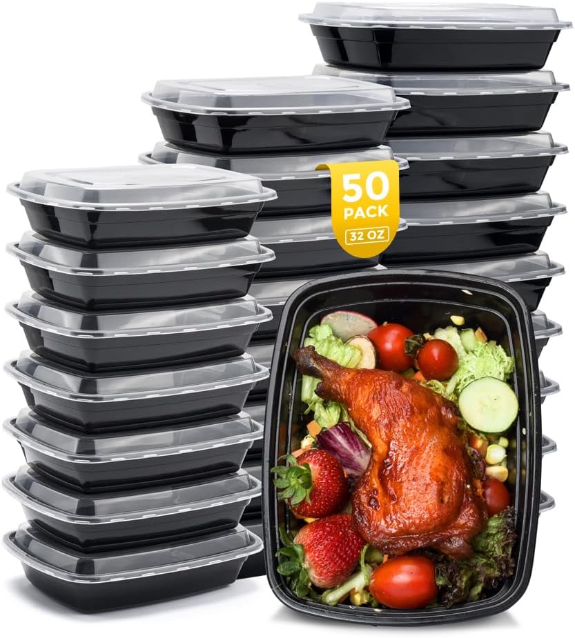 Glotoch 50 Pack Reusable Meal Prep Containers - Image 10
