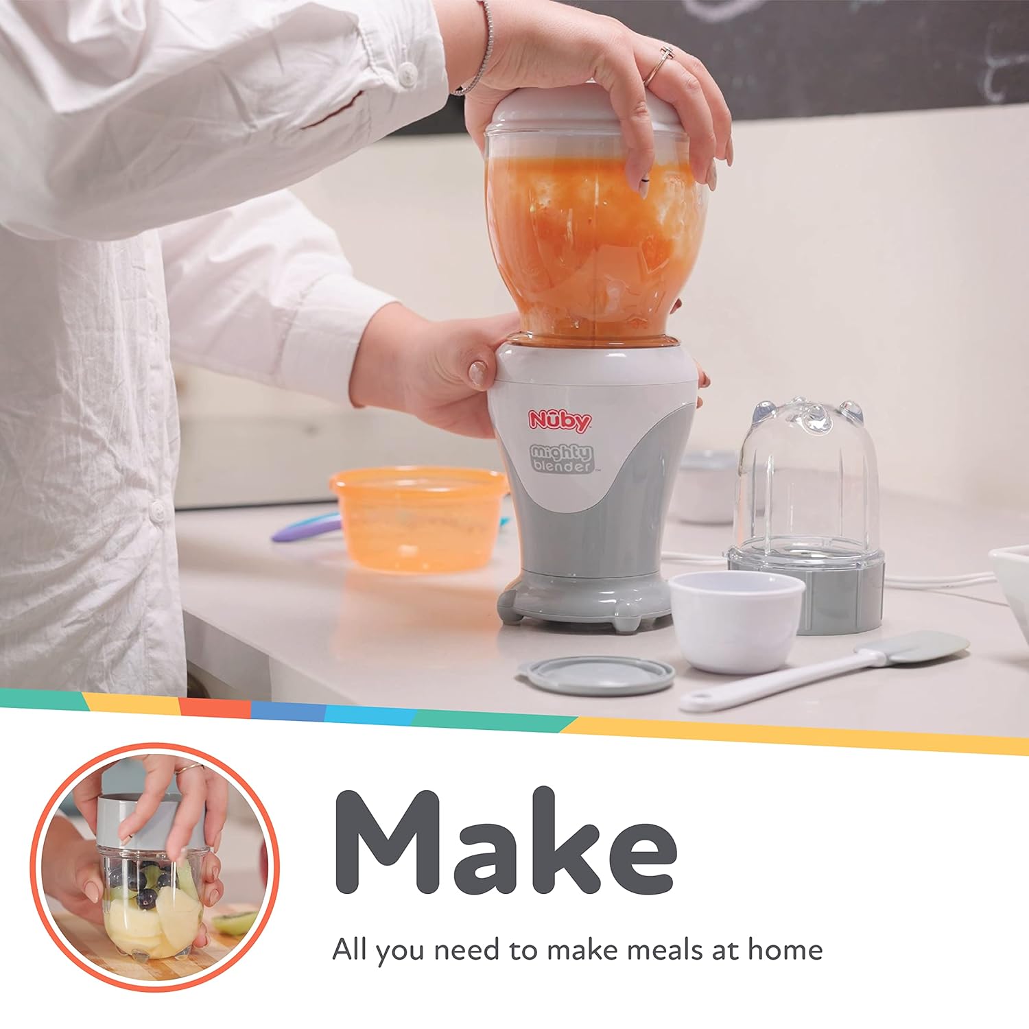 Nuby Baby Food Maker Blender Set - Image 3