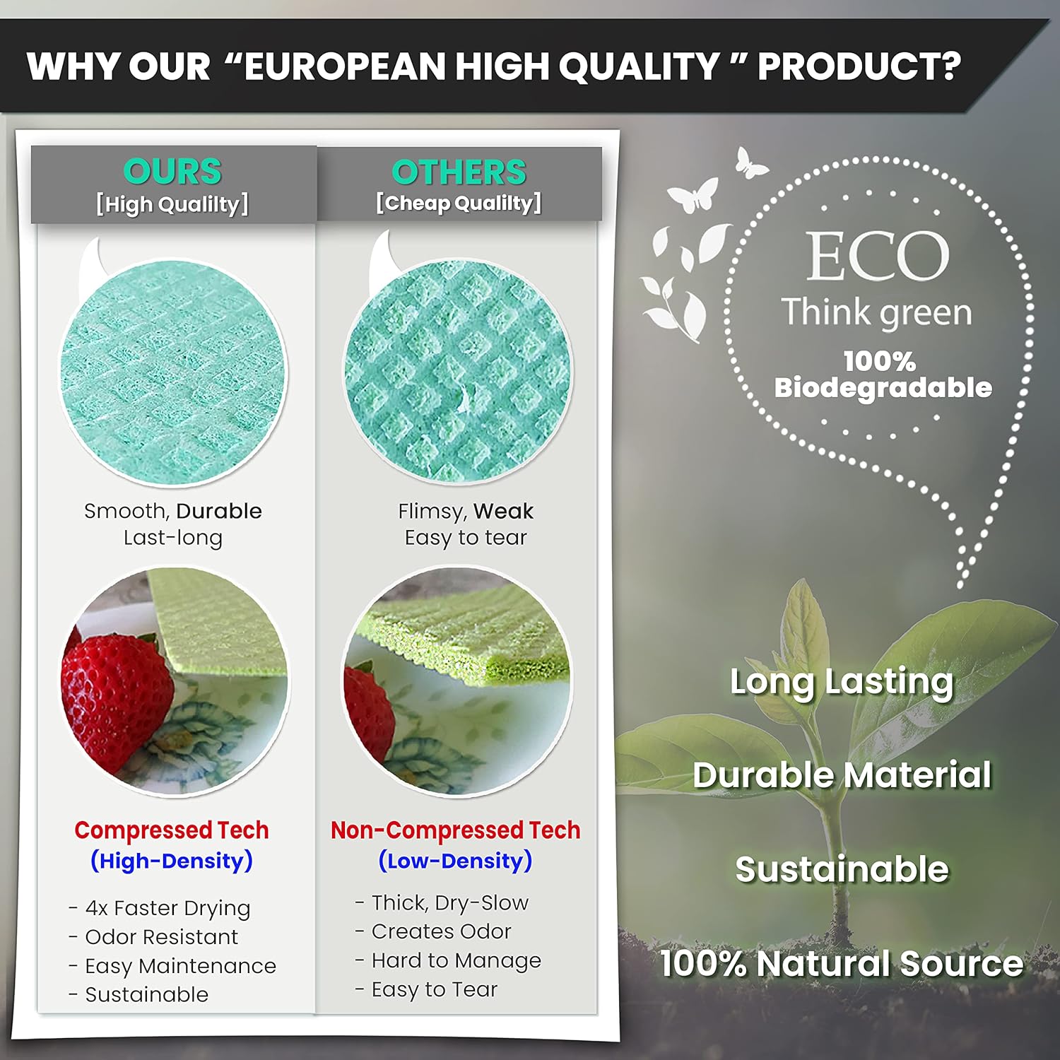 Natural Biodegradable Swedish Dishcloths - Image 6