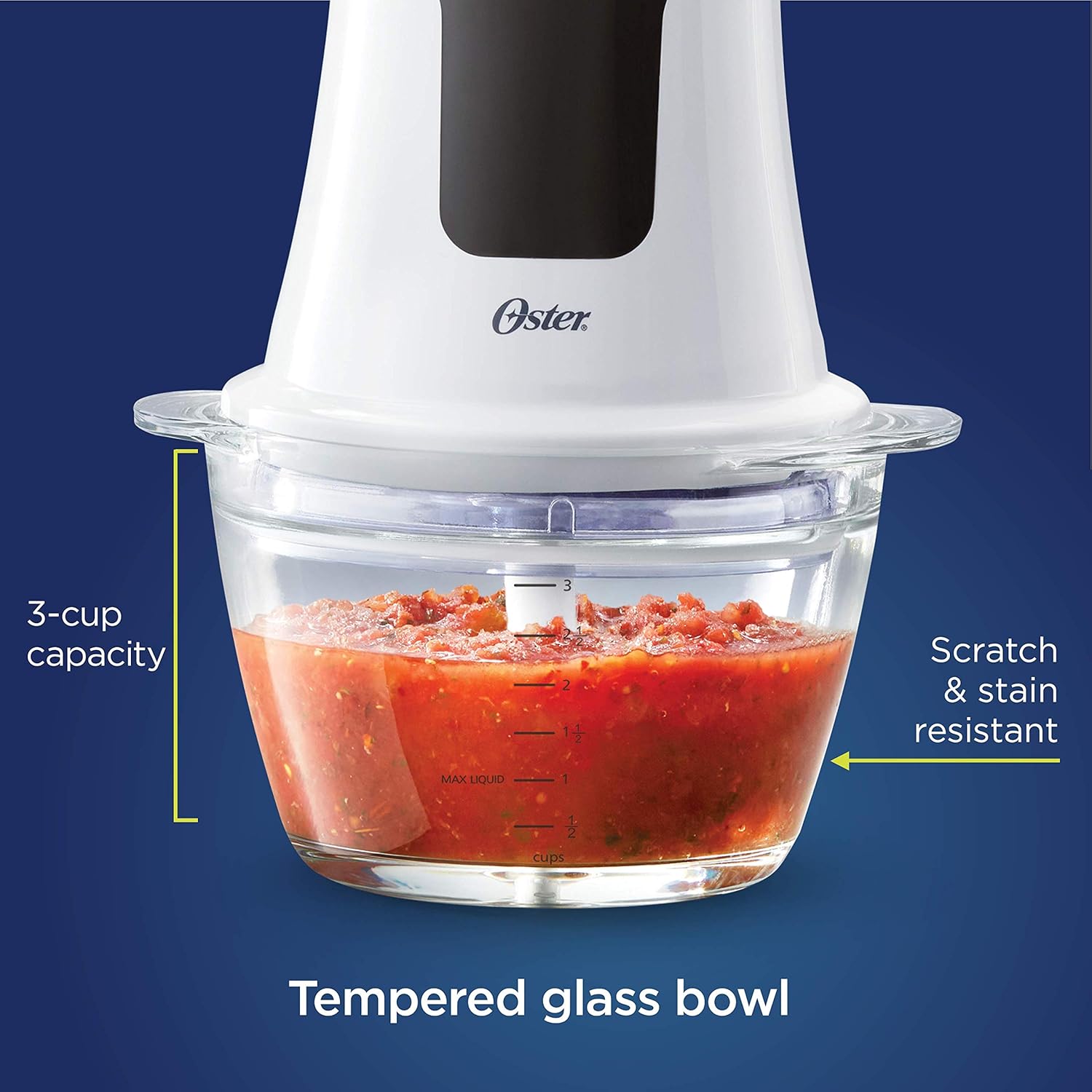 Mini Food Chopper with Glass Bowl - Image 4