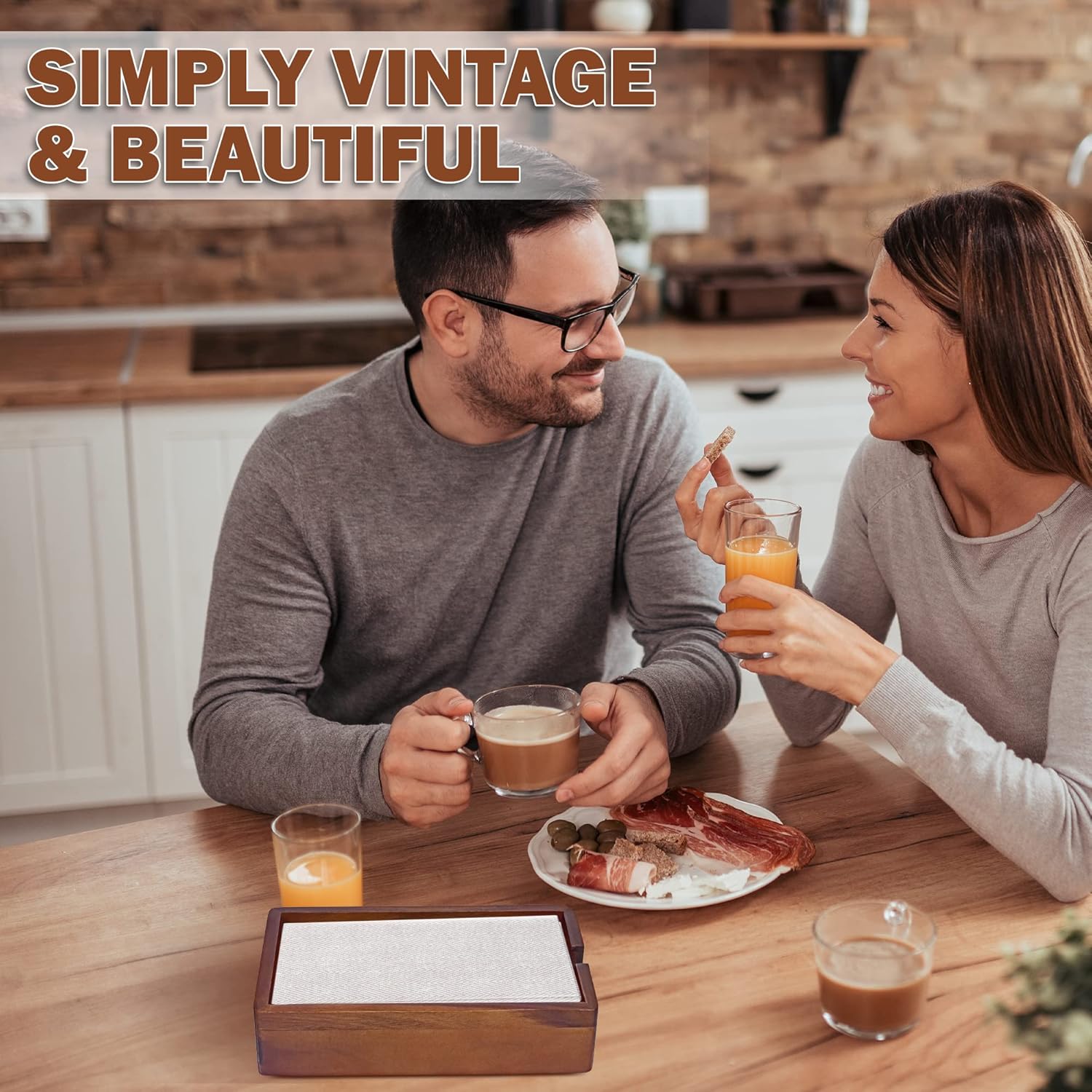 Acacia Guest Towel Napkin Holder - Image 5