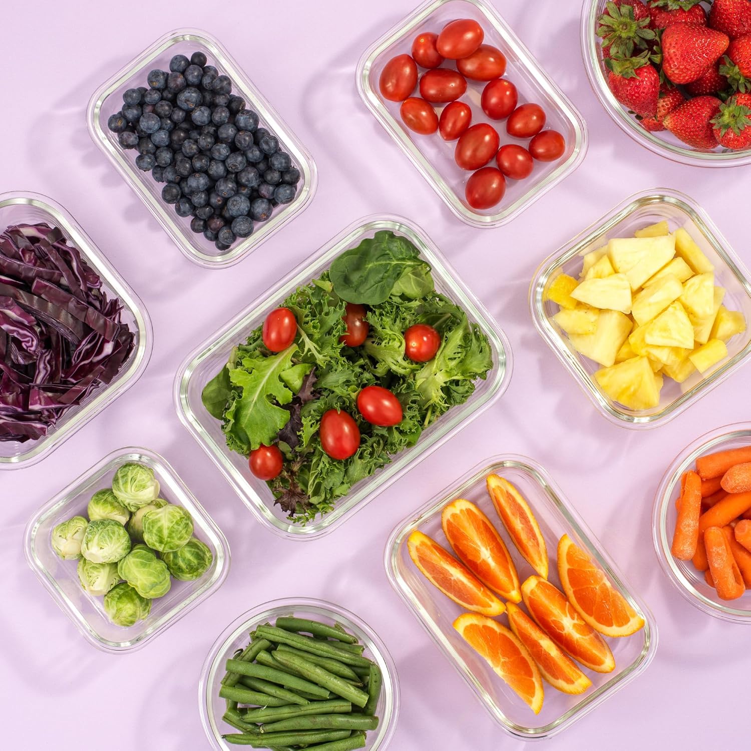 Borosilicate Glass Storage Containers with Lids - Image 9