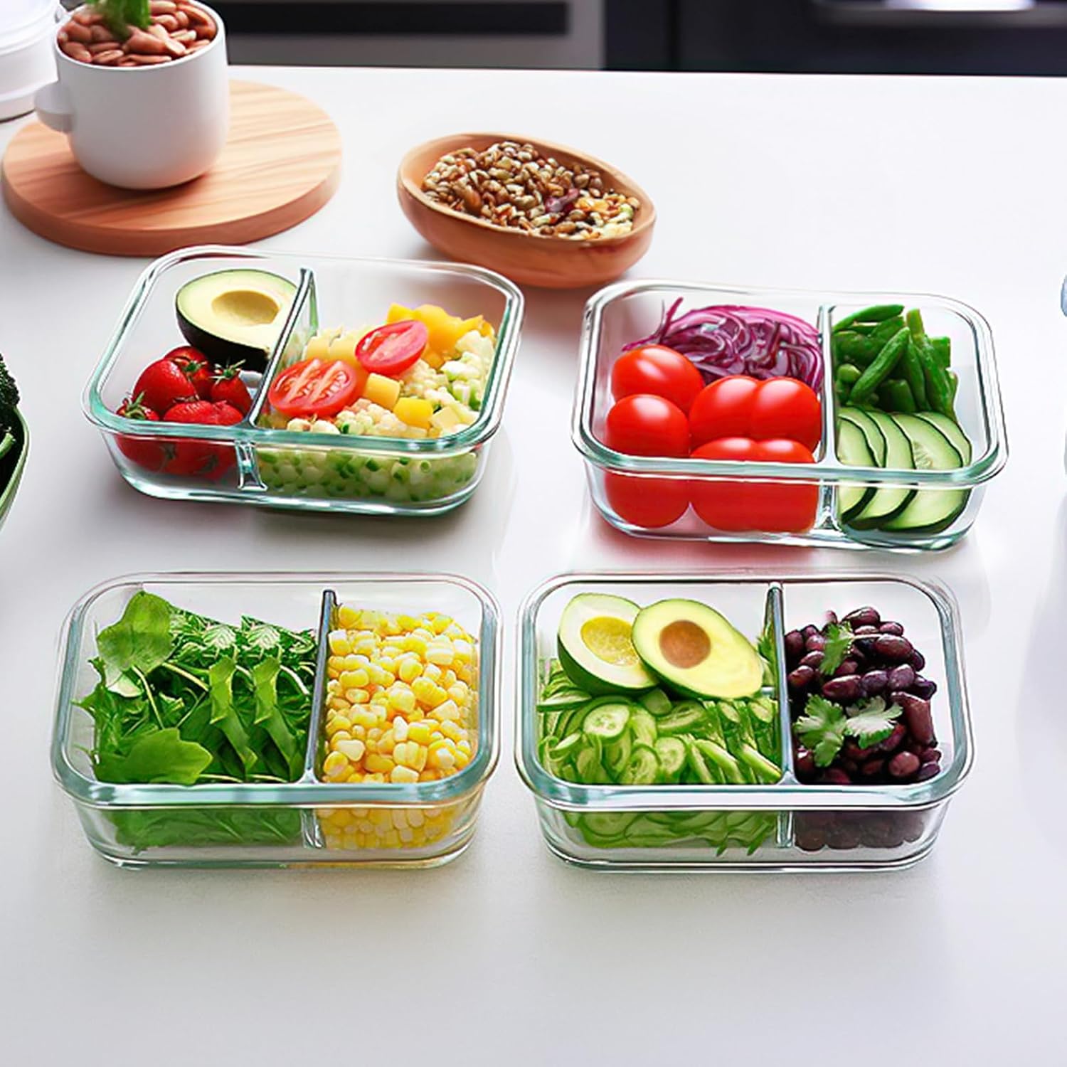 Glass Meal Prep Containers with Lids - Image 6