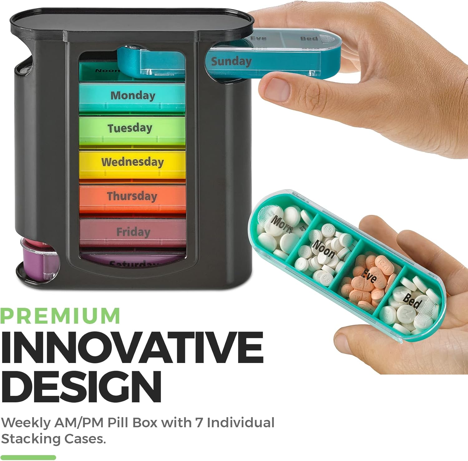 Weekly Pill Dispenser with 7 Compartments - Image 8