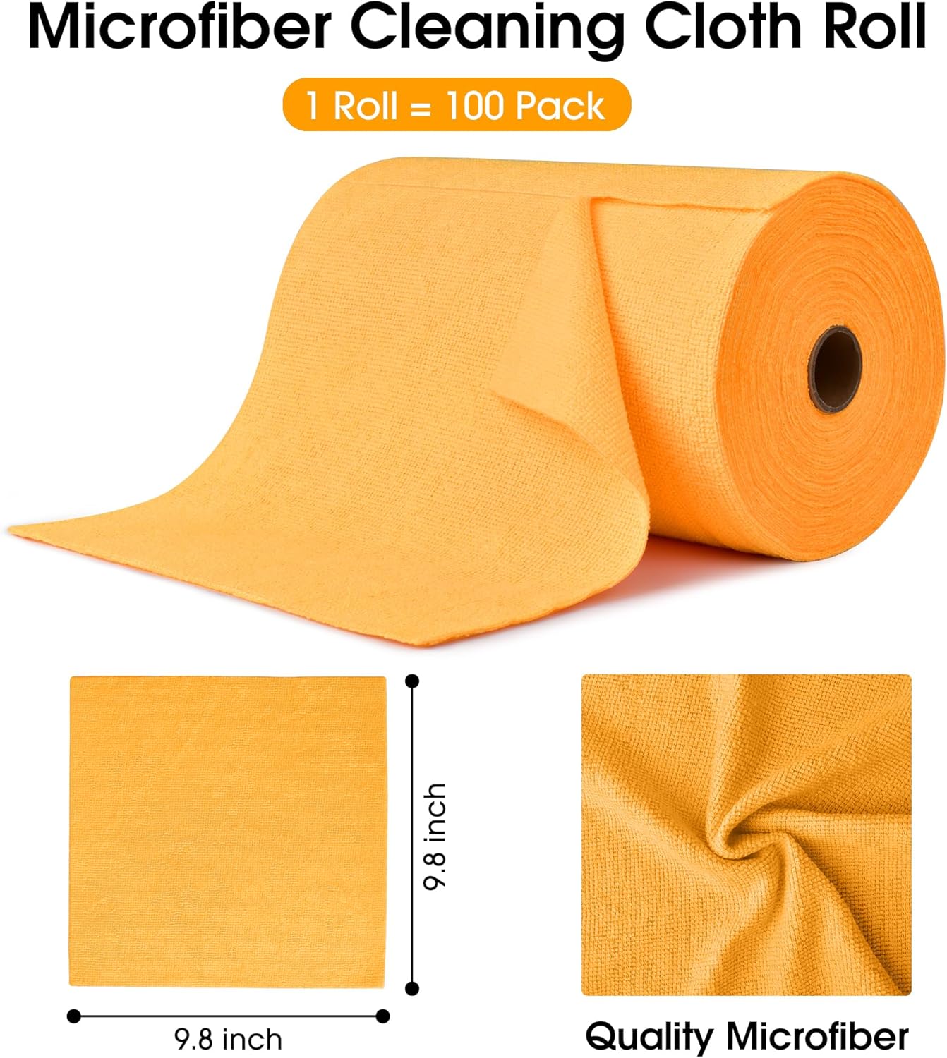 KitchLife Microfiber Cleaning Cloth Roll - Image 3