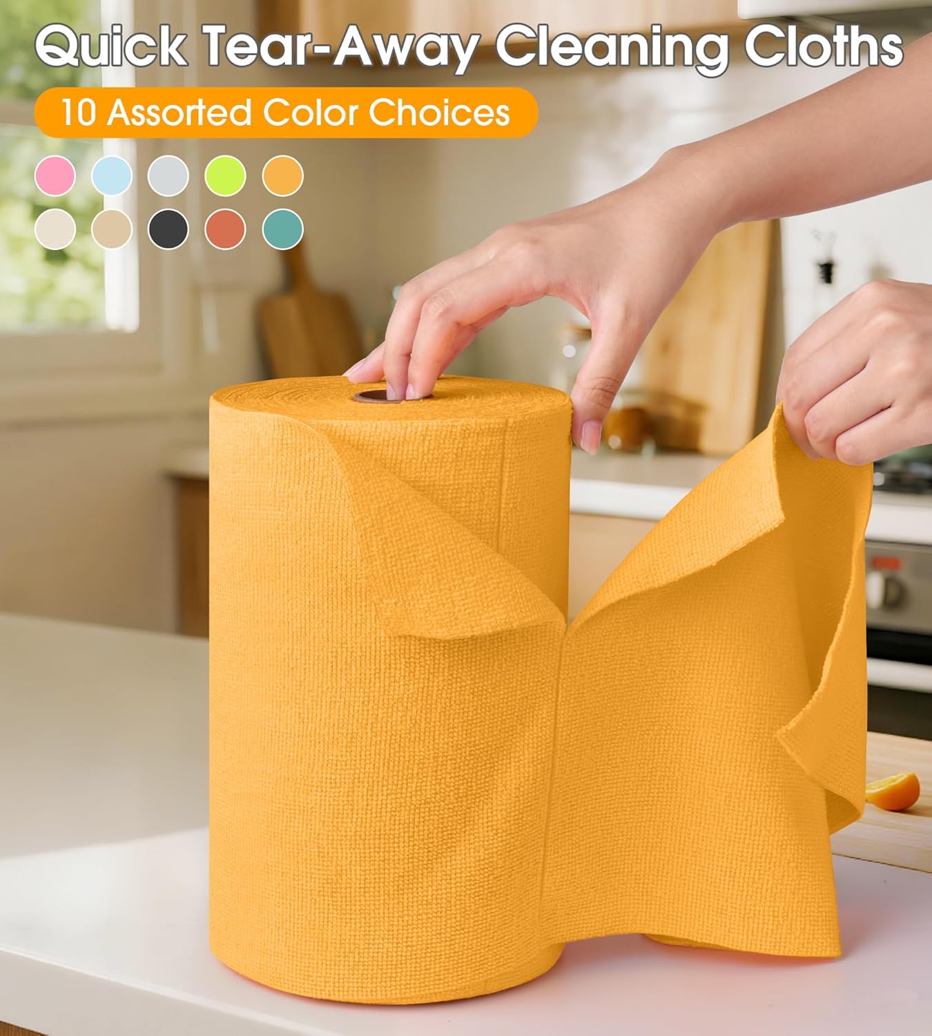 KitchLife Microfiber Cleaning Cloth Roll - Image 7