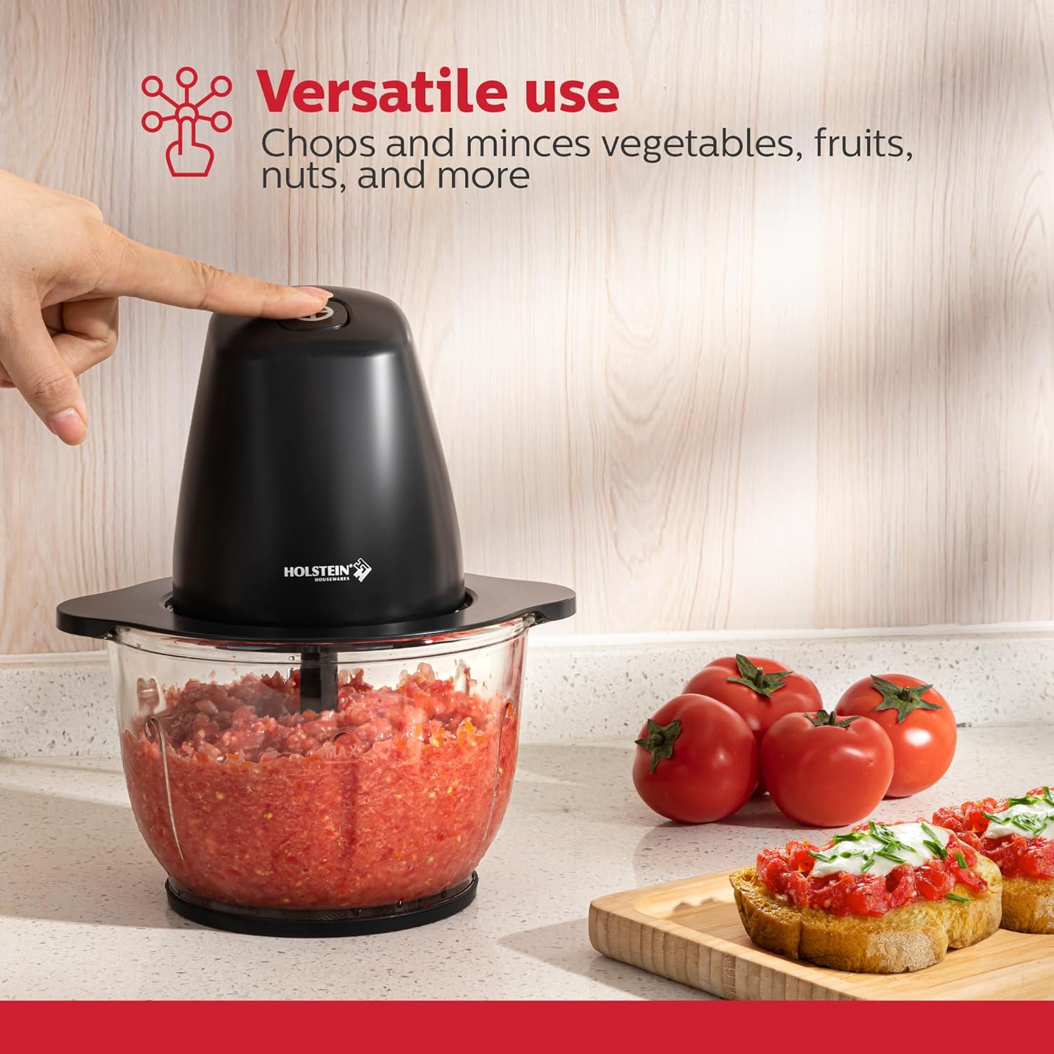 Holstein Housewares Mini Food Processor - Image 4
