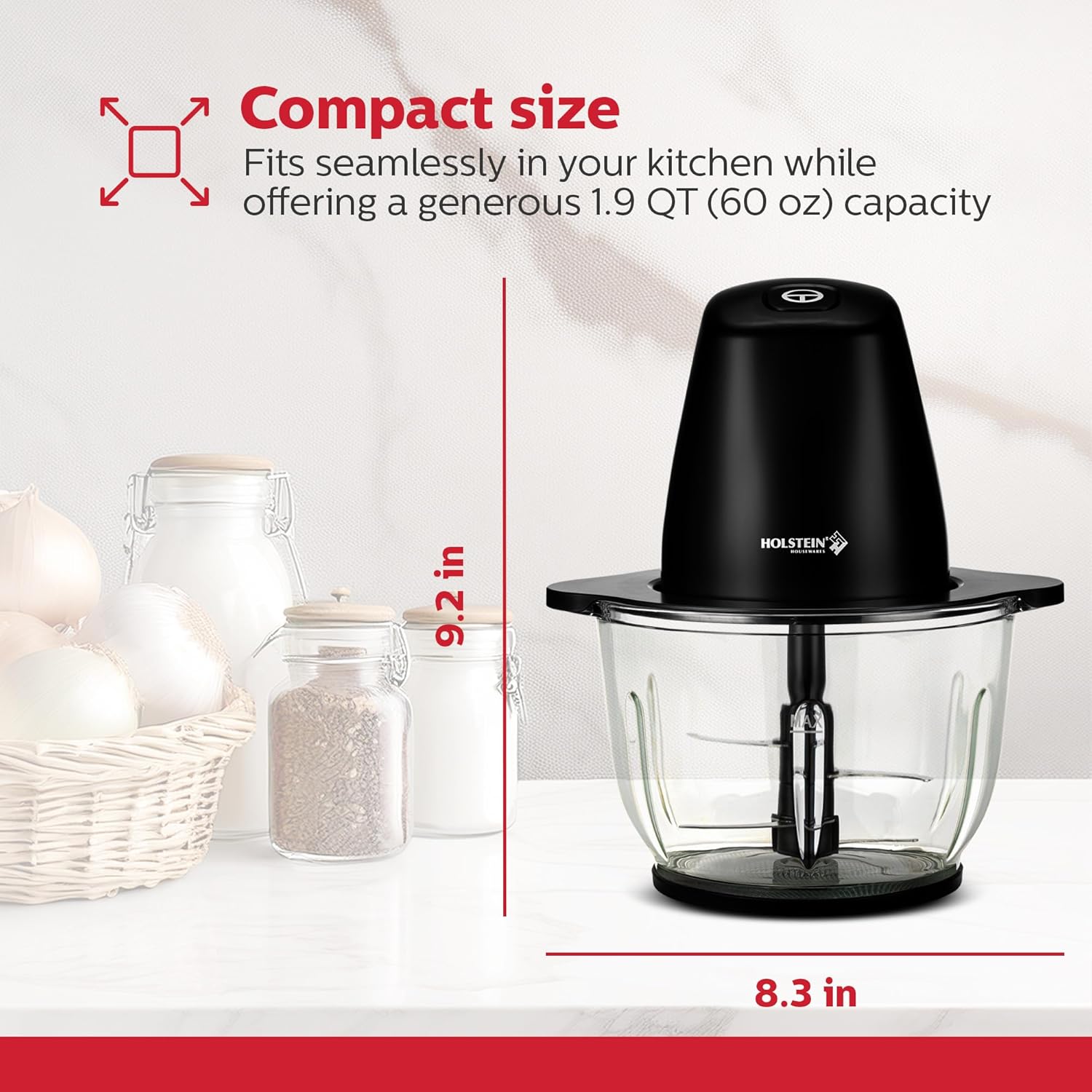 Holstein Housewares Mini Food Processor - Image 7