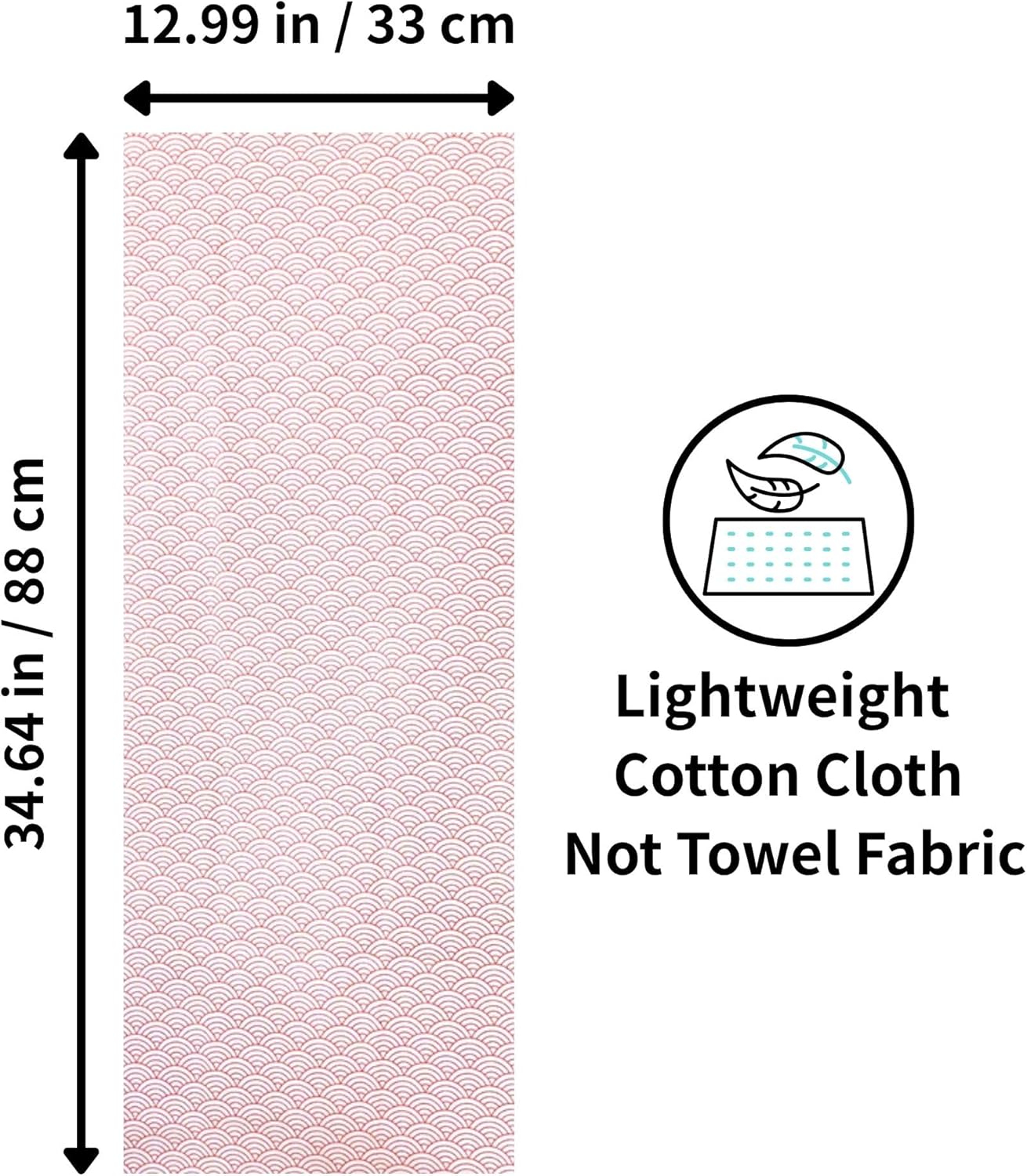 Traditional Japanese Tenugui Towels Set of 3 - Image 4