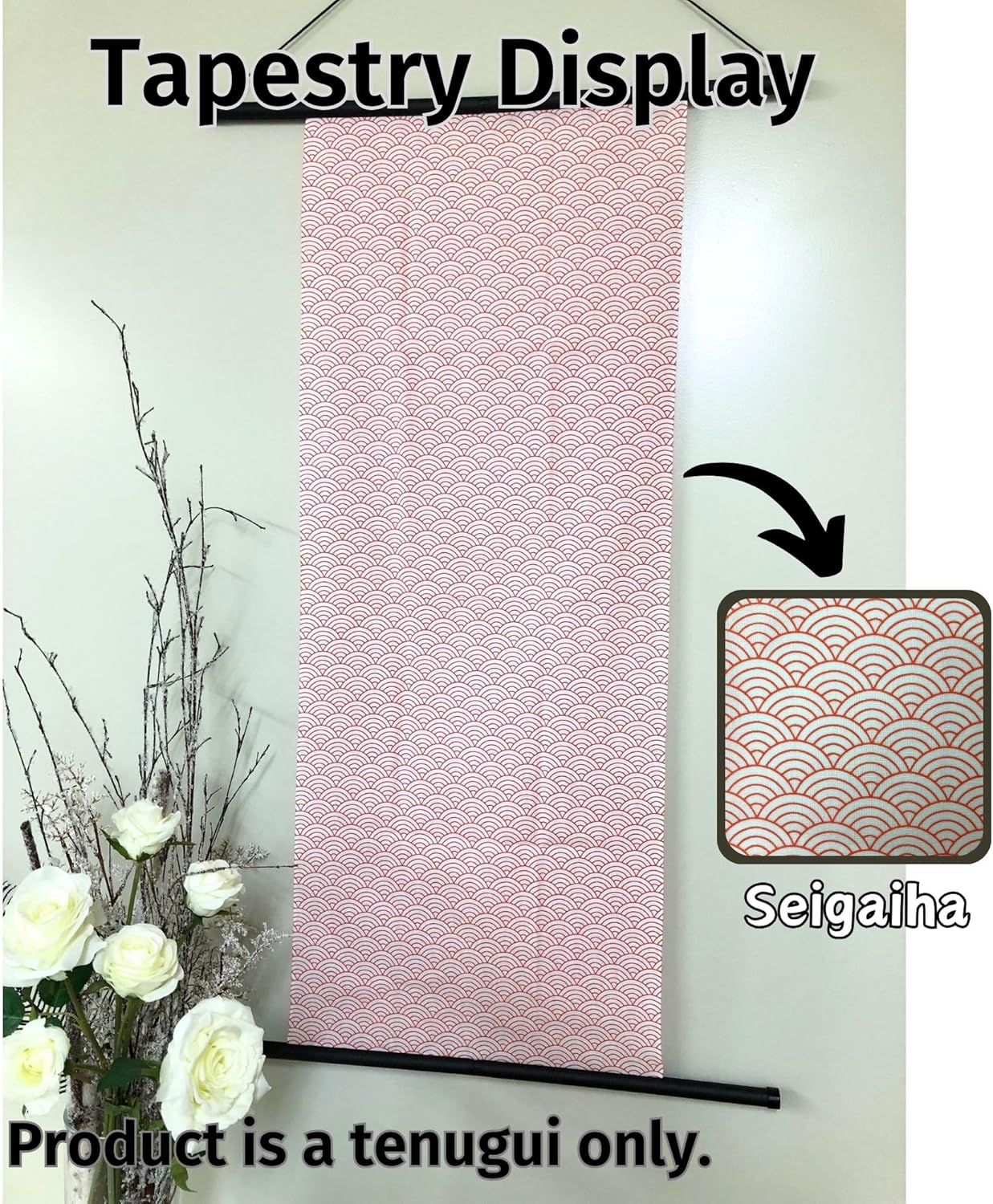 Traditional Japanese Tenugui Towels Set of 3 - Image 10