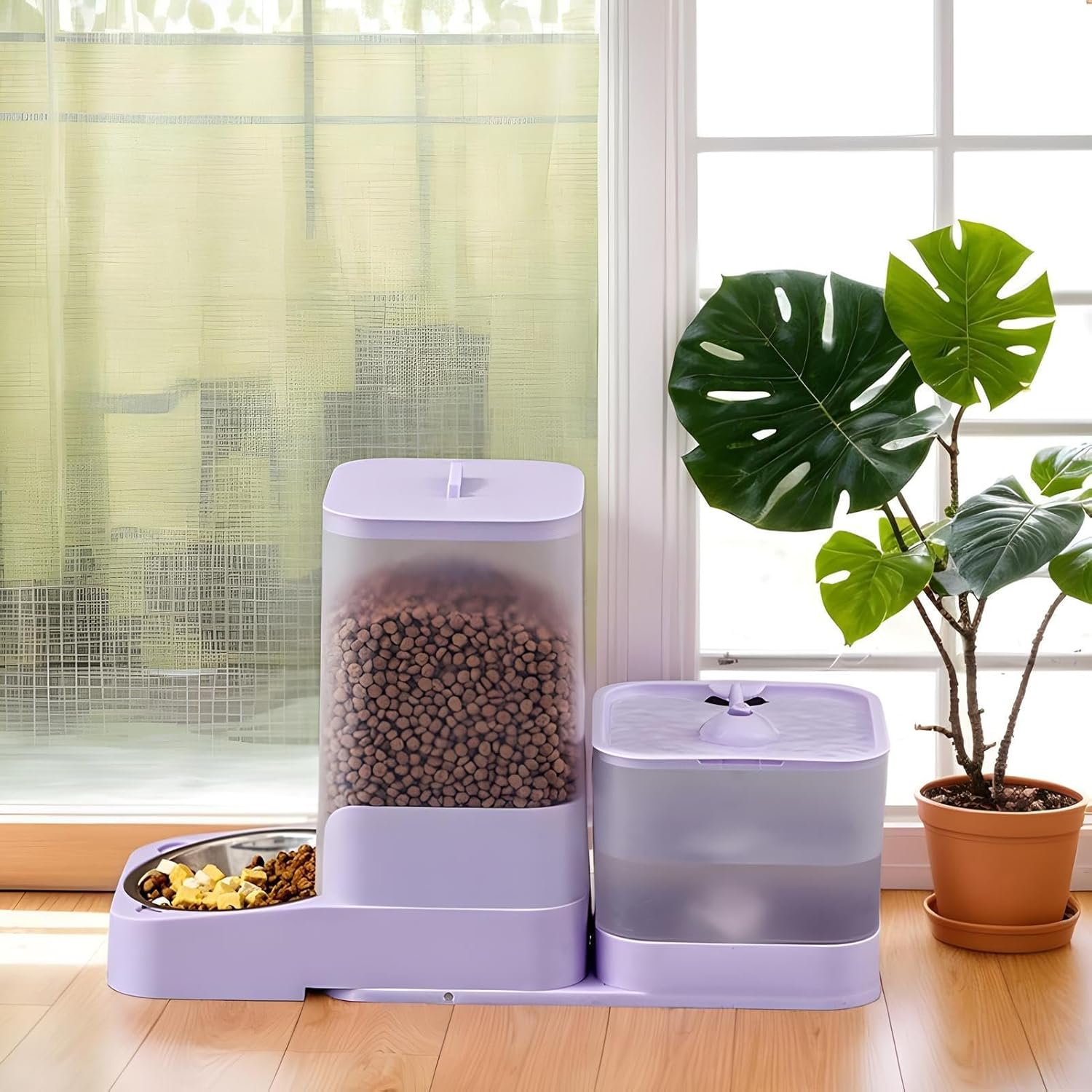 Automatic Pet Feeder with Stainless Steel Bowl - Image 4