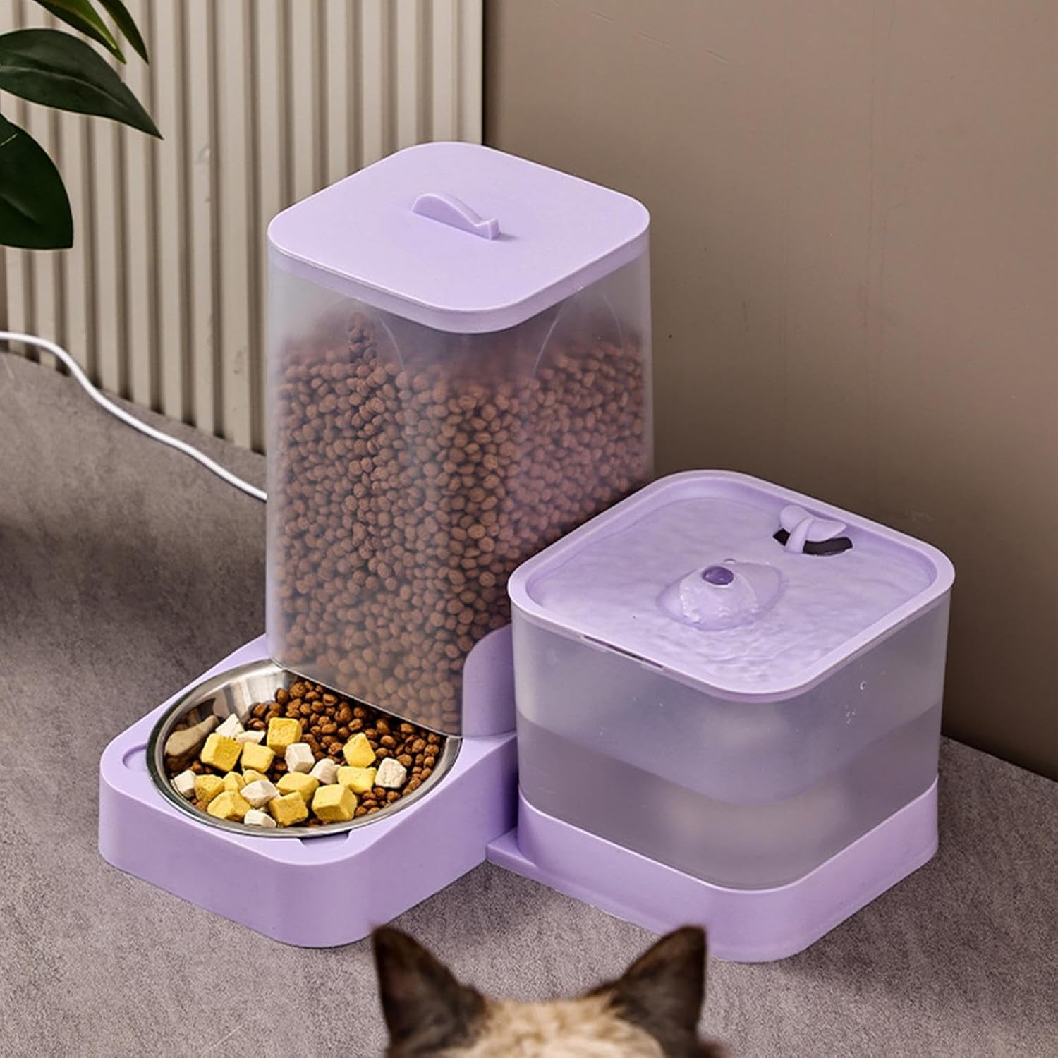 Automatic Pet Feeder with Stainless Steel Bowl - Image 5