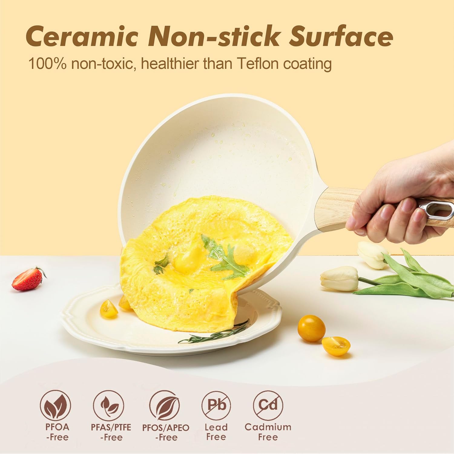 Non-Stick Ceramic Cookware Set - Image 3