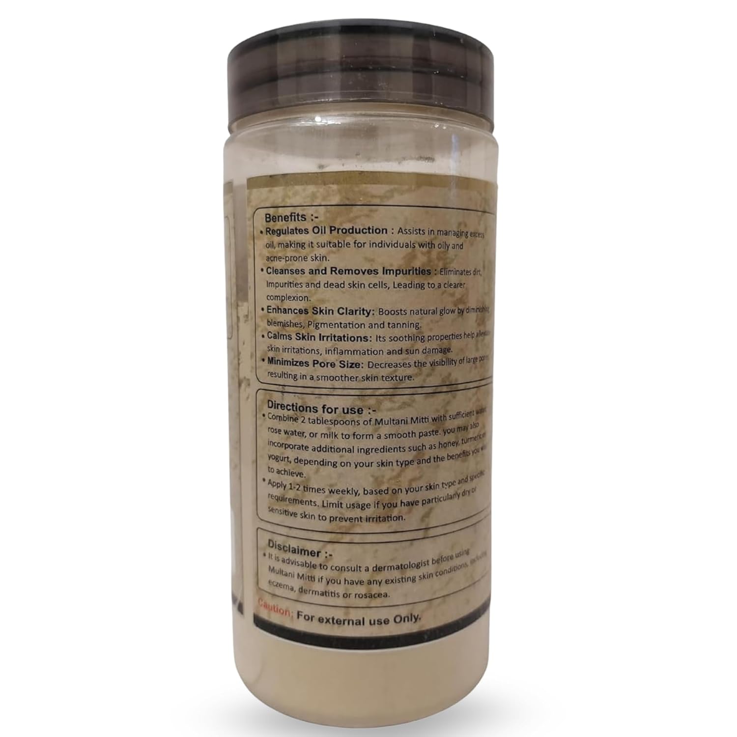 Natural Indian Clay Face Mask - Image 3