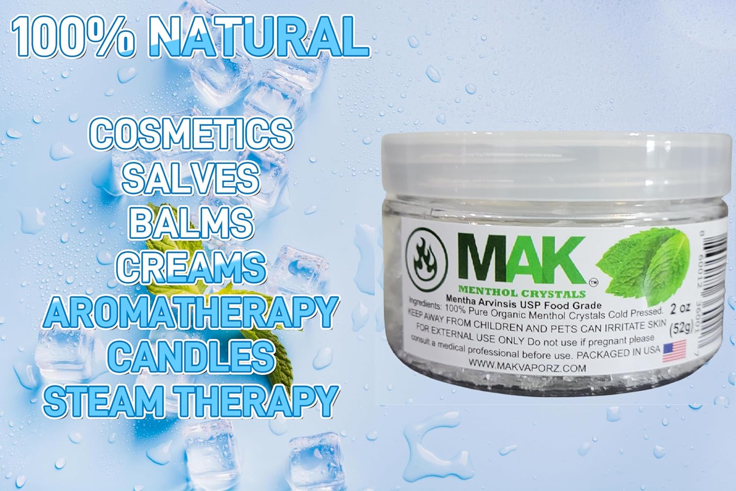 Menthol Crystals 2 oz - Pure Organic 100% Natural - Image 4